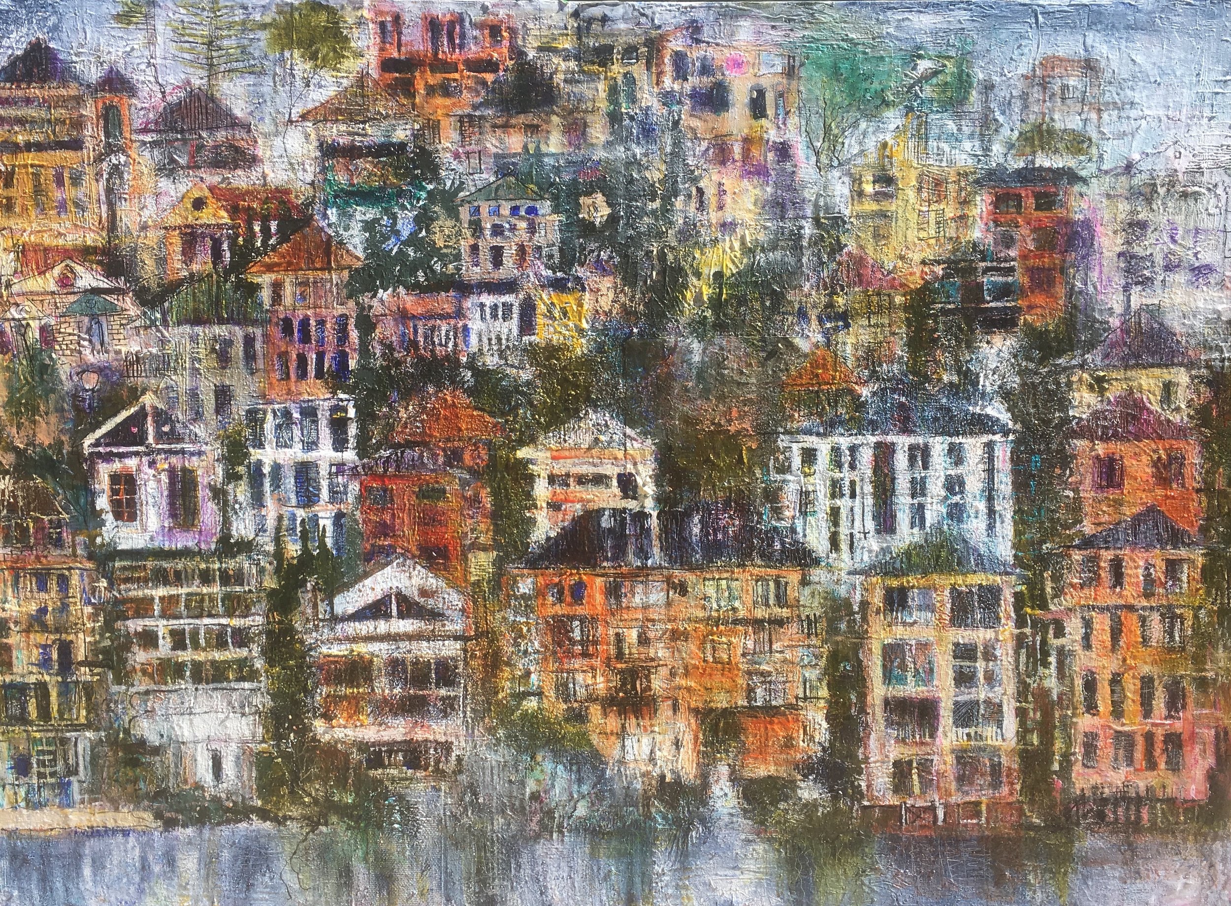 Bondi No. 4 (Sold)
Mixed media on canvas
36" x 48"