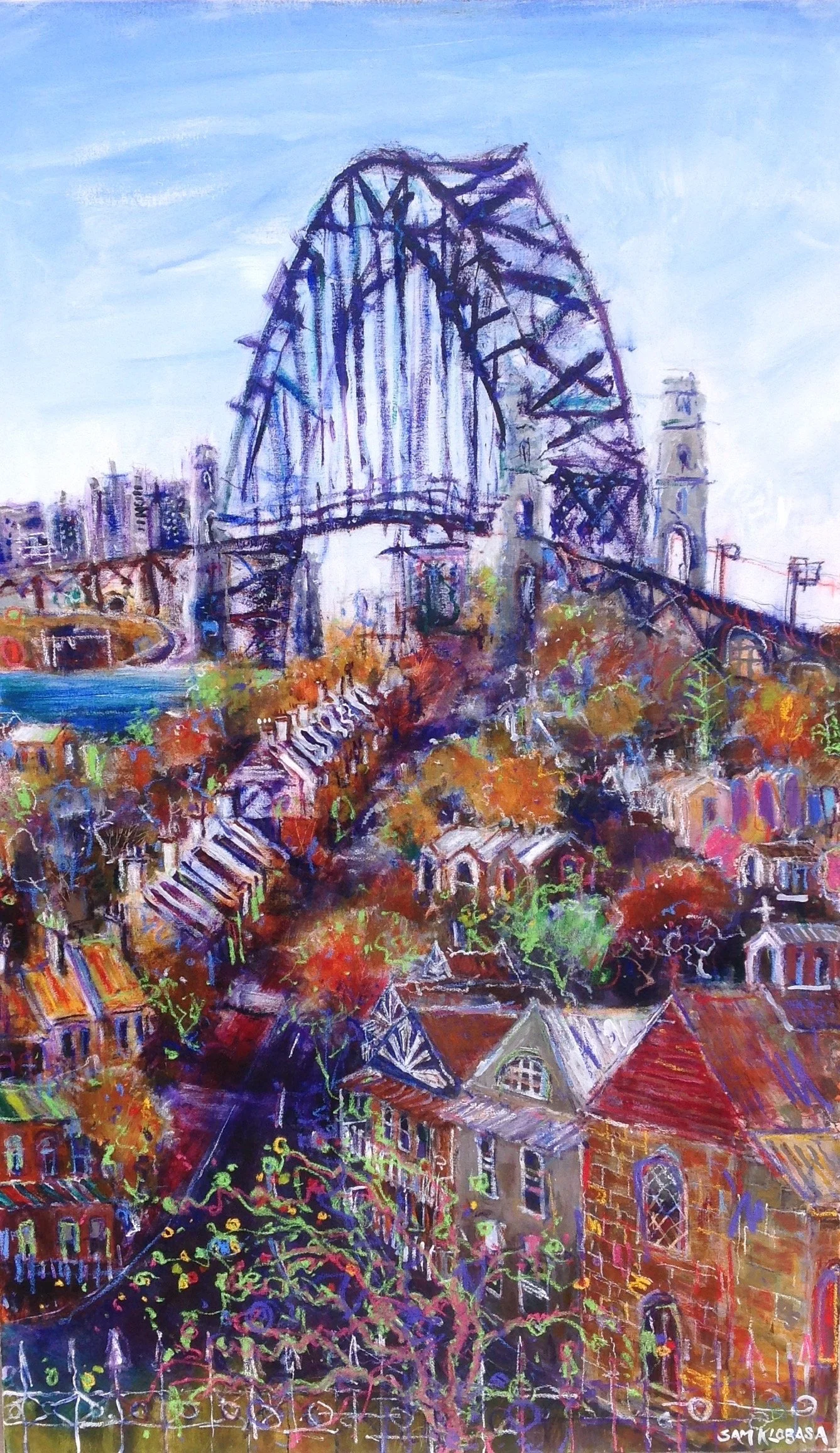 A View to Rember no. 2 (Sold)
Mixed media on canvas
36" x 60"