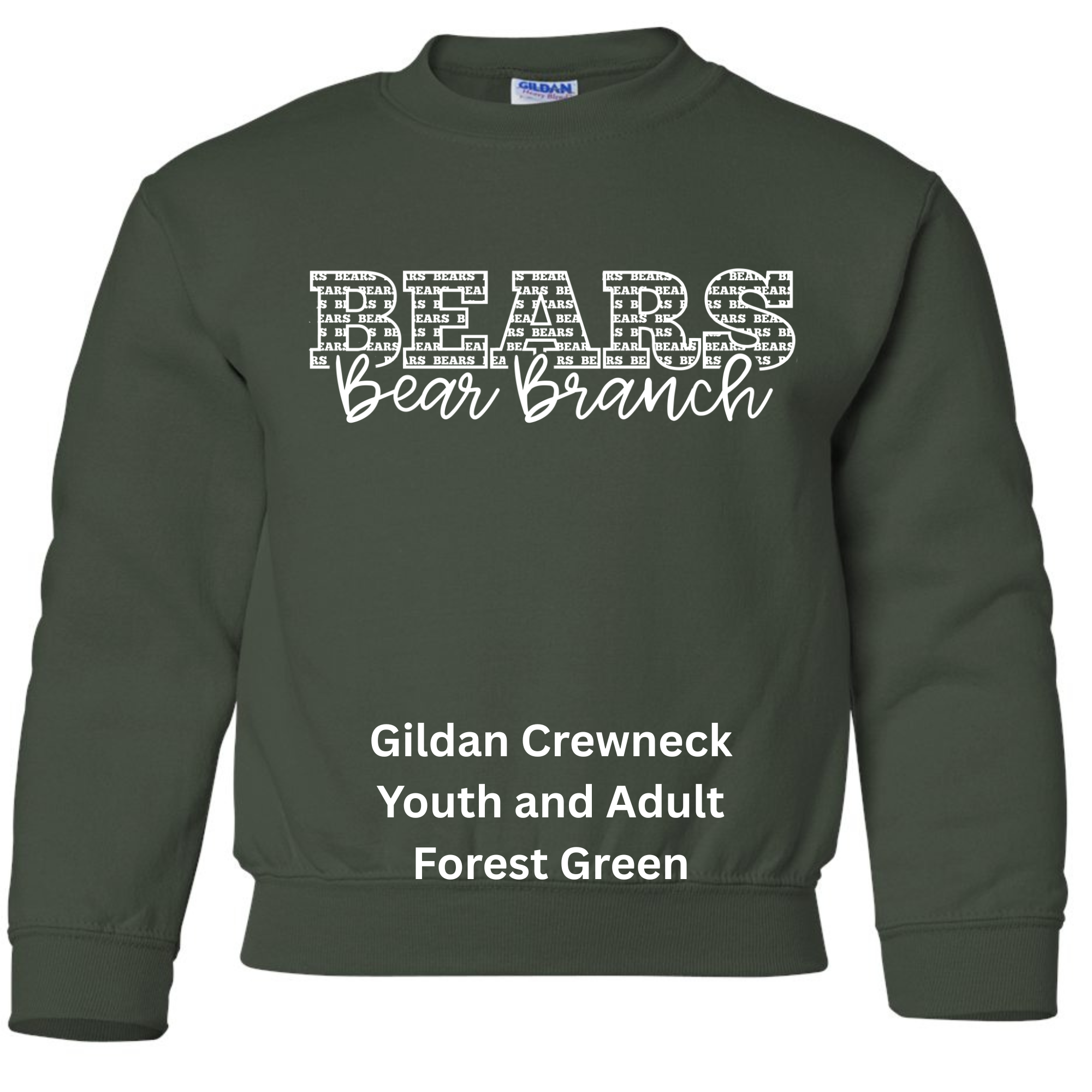 BEARS Bear Branch Crewneck Sweatshirt Spirit Store 2026