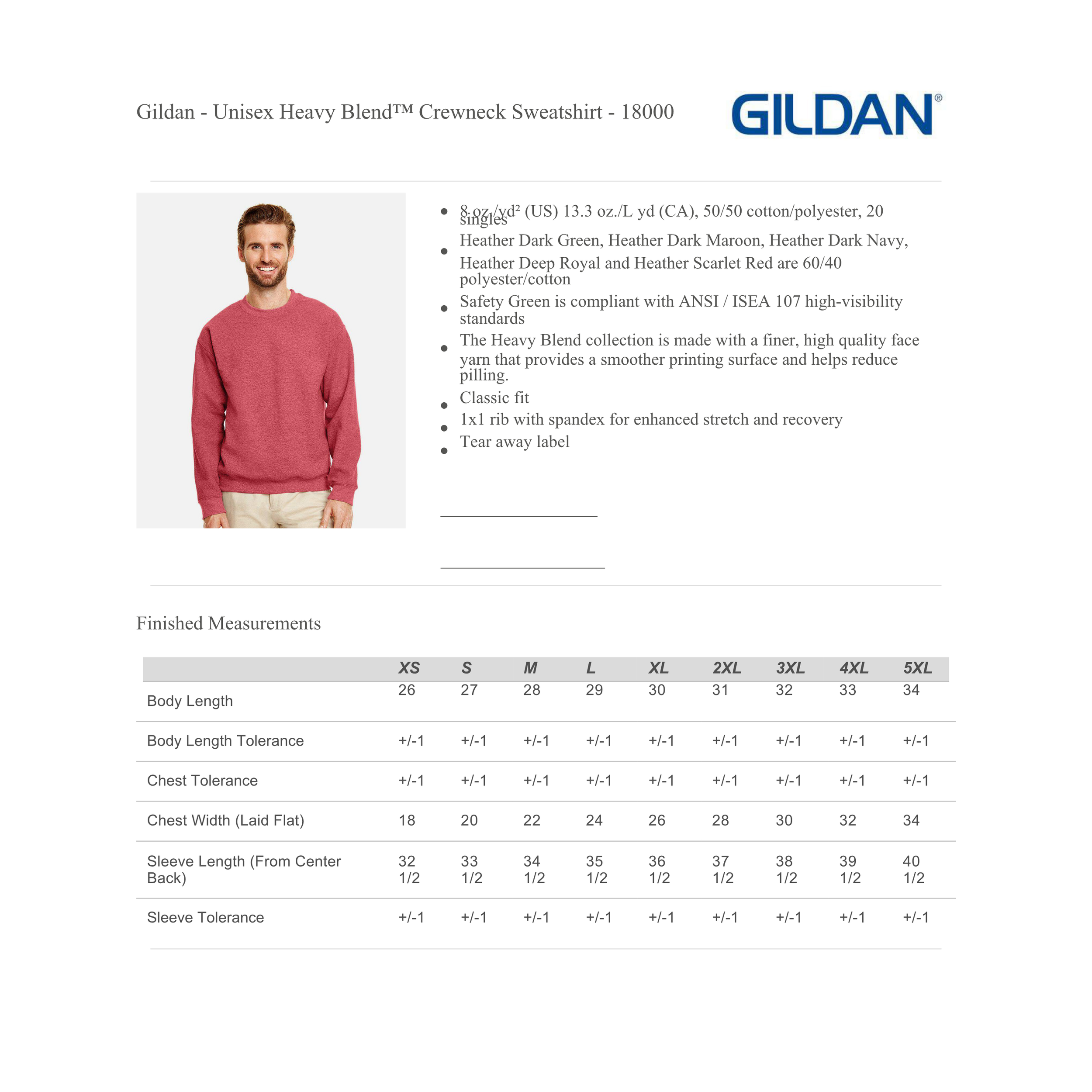 Gildan Crewneck Adult Size Chart.png