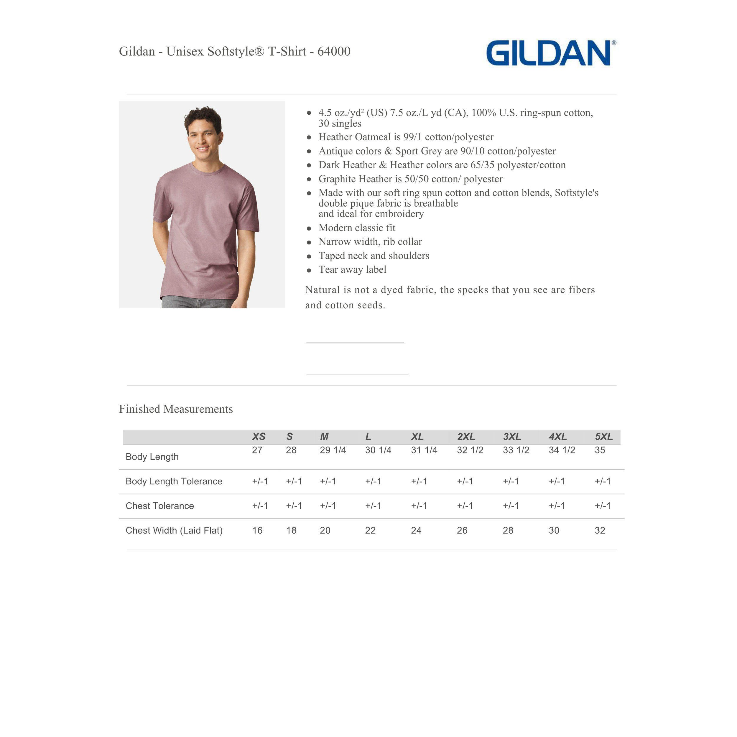 Gildan Softstyle Adult Aize Chart.png