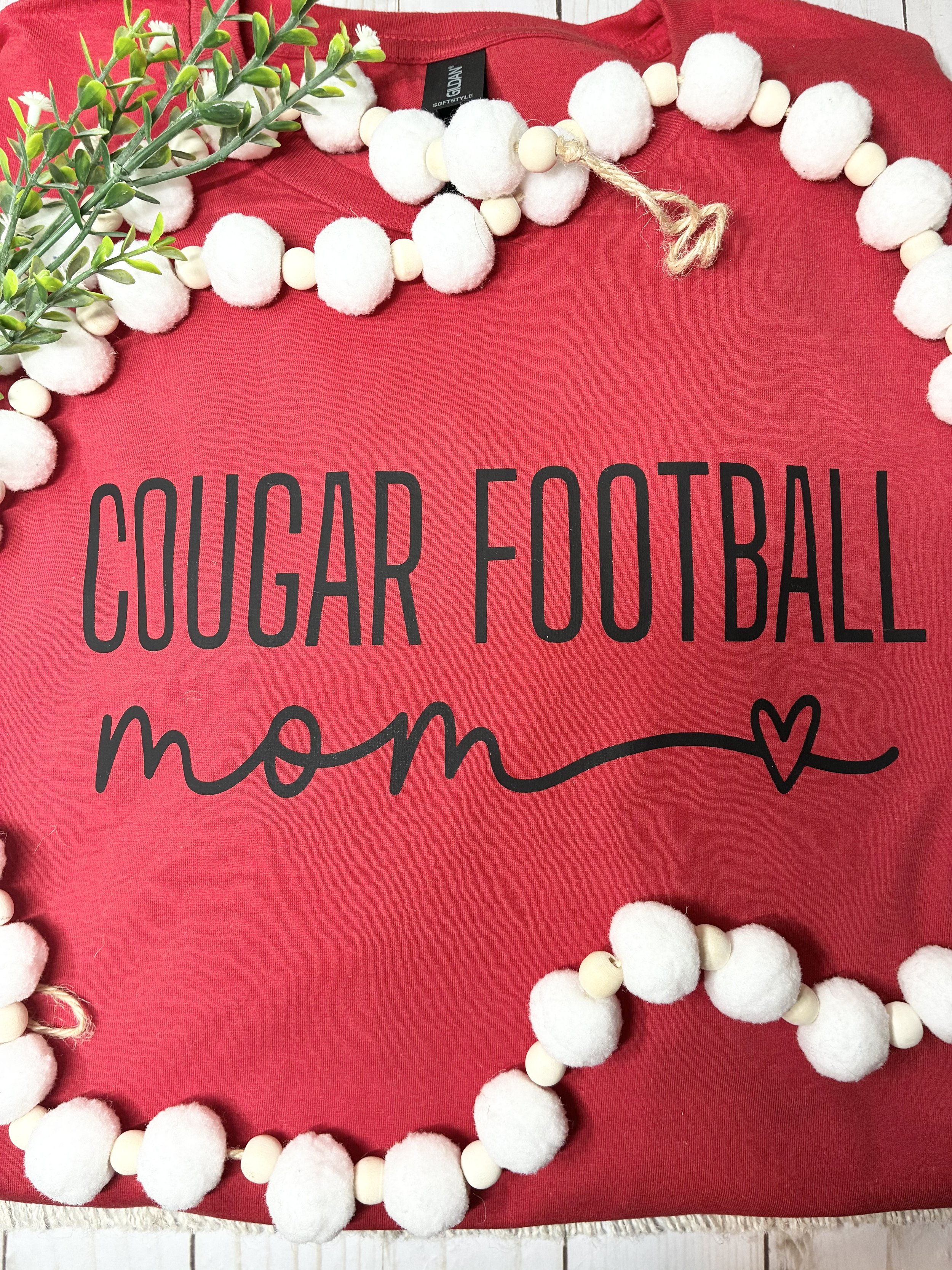 🏈 Cougar Football Mom Shirt