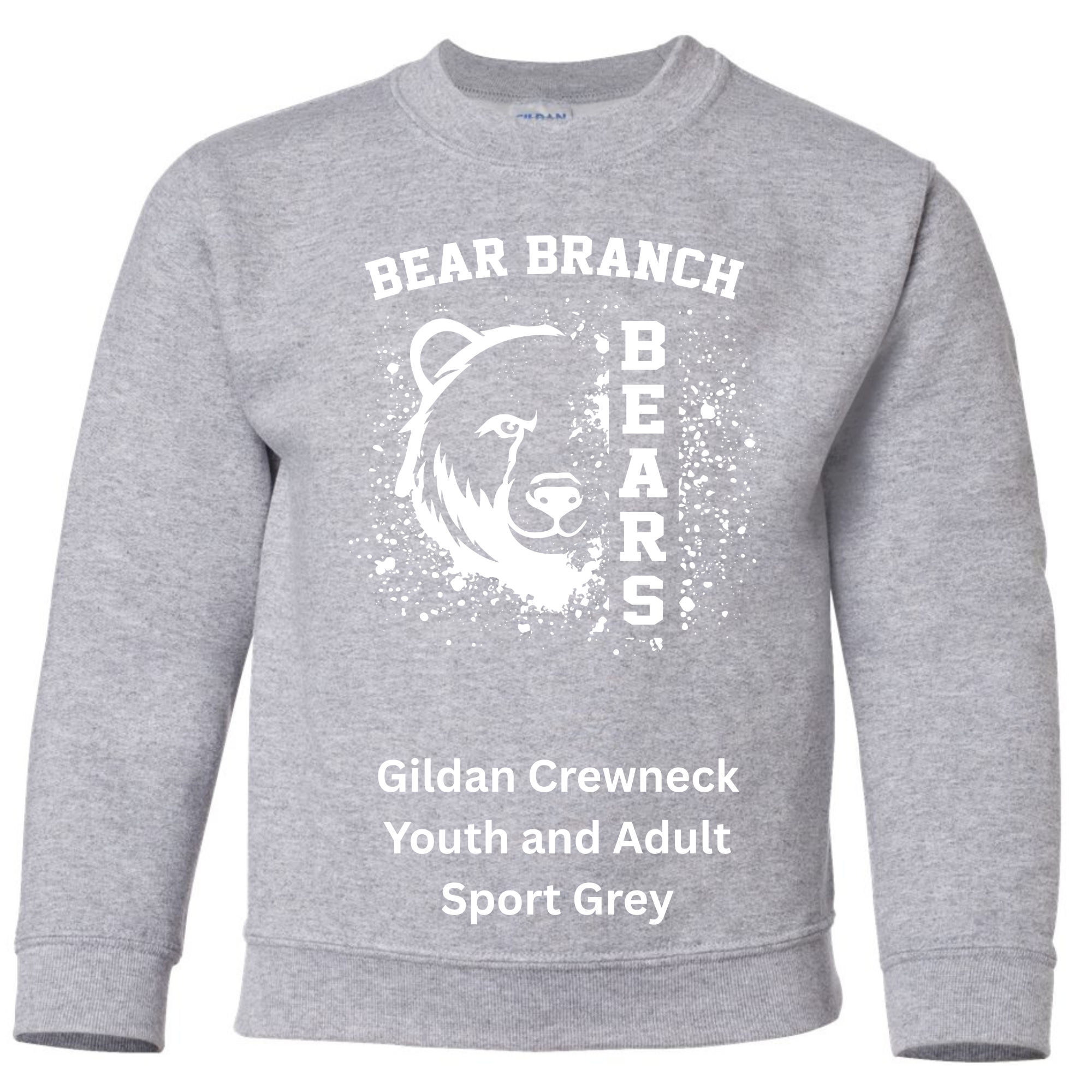 Bear Branch Mascot Crewneck Sweatshirt Spirit Store 2026