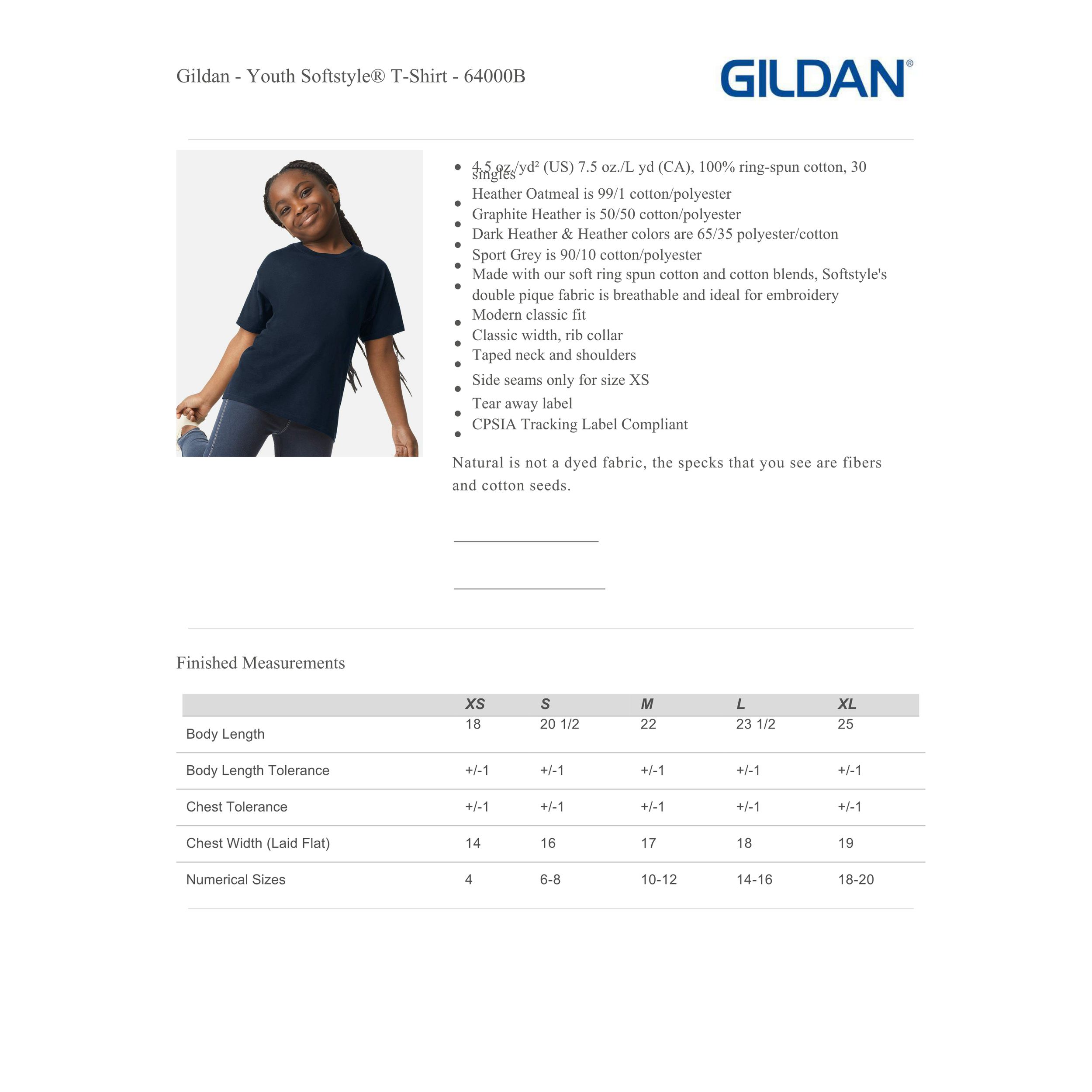 Gildan Softstyle Youth Size Chart.png