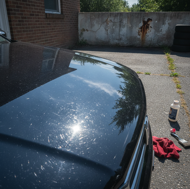 Why Your Black Car Shows Swirl Marks in the Sun