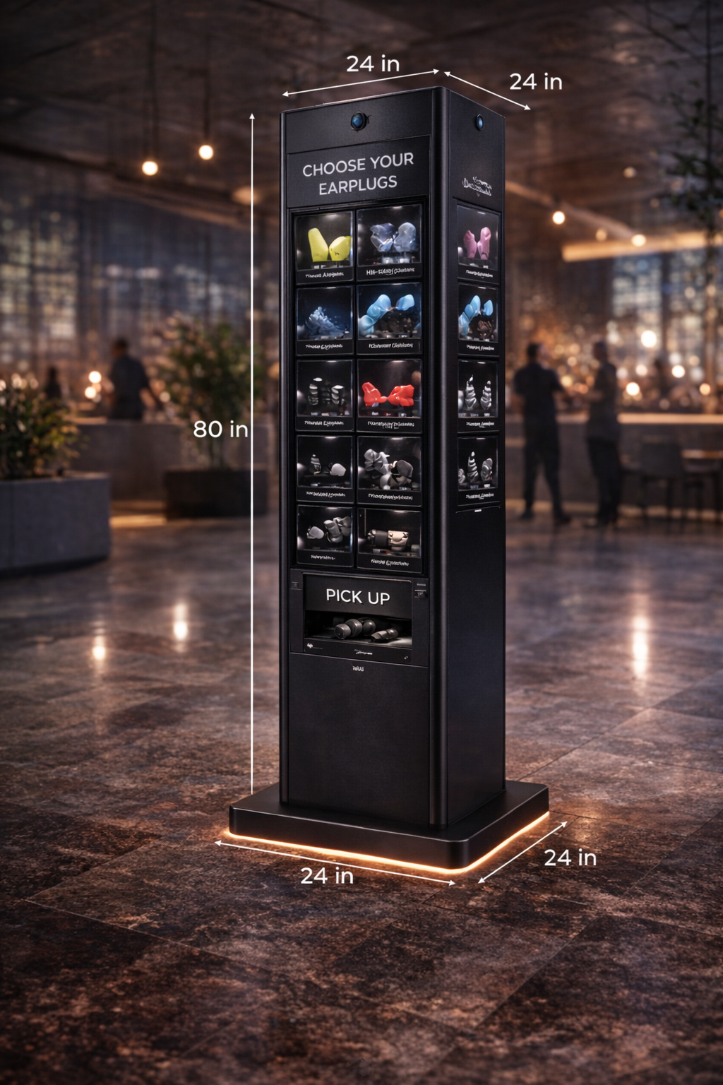 EAR PLUG VENDING MACHINE