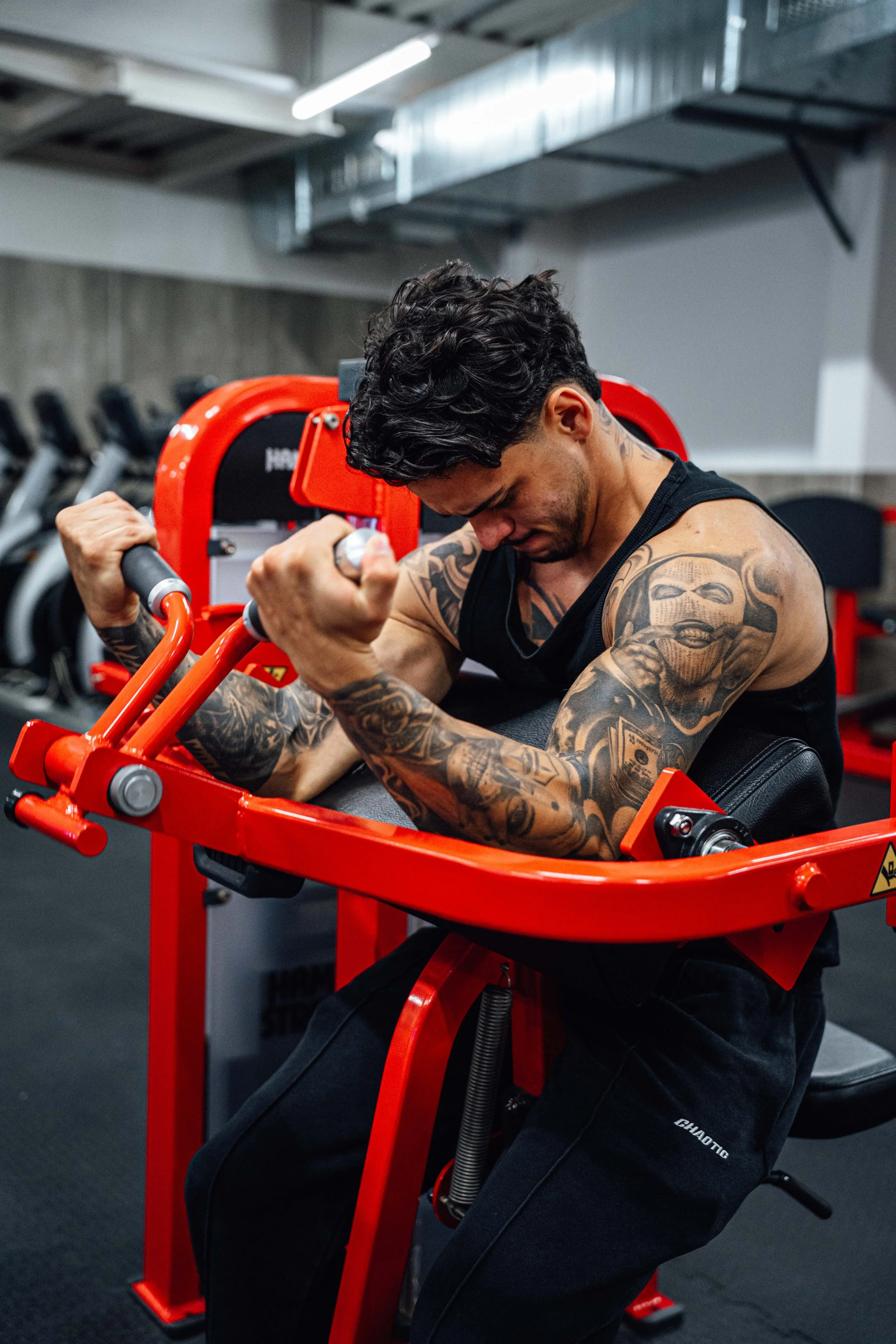 Fitness Training im Gym als Social Media Content Produktion für Reels