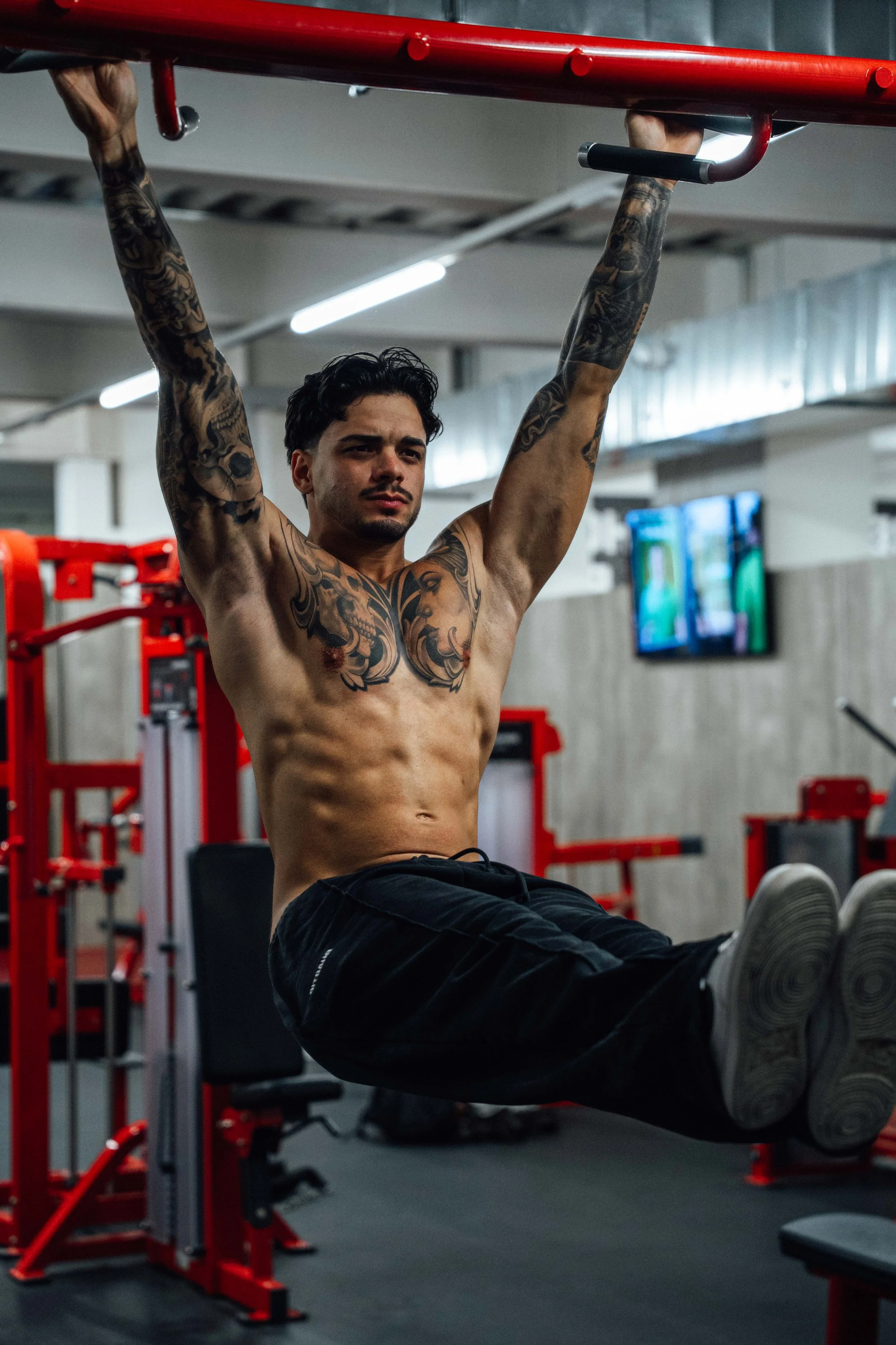 Fitness Training im Gym als Social Media Content Produktion für Reels