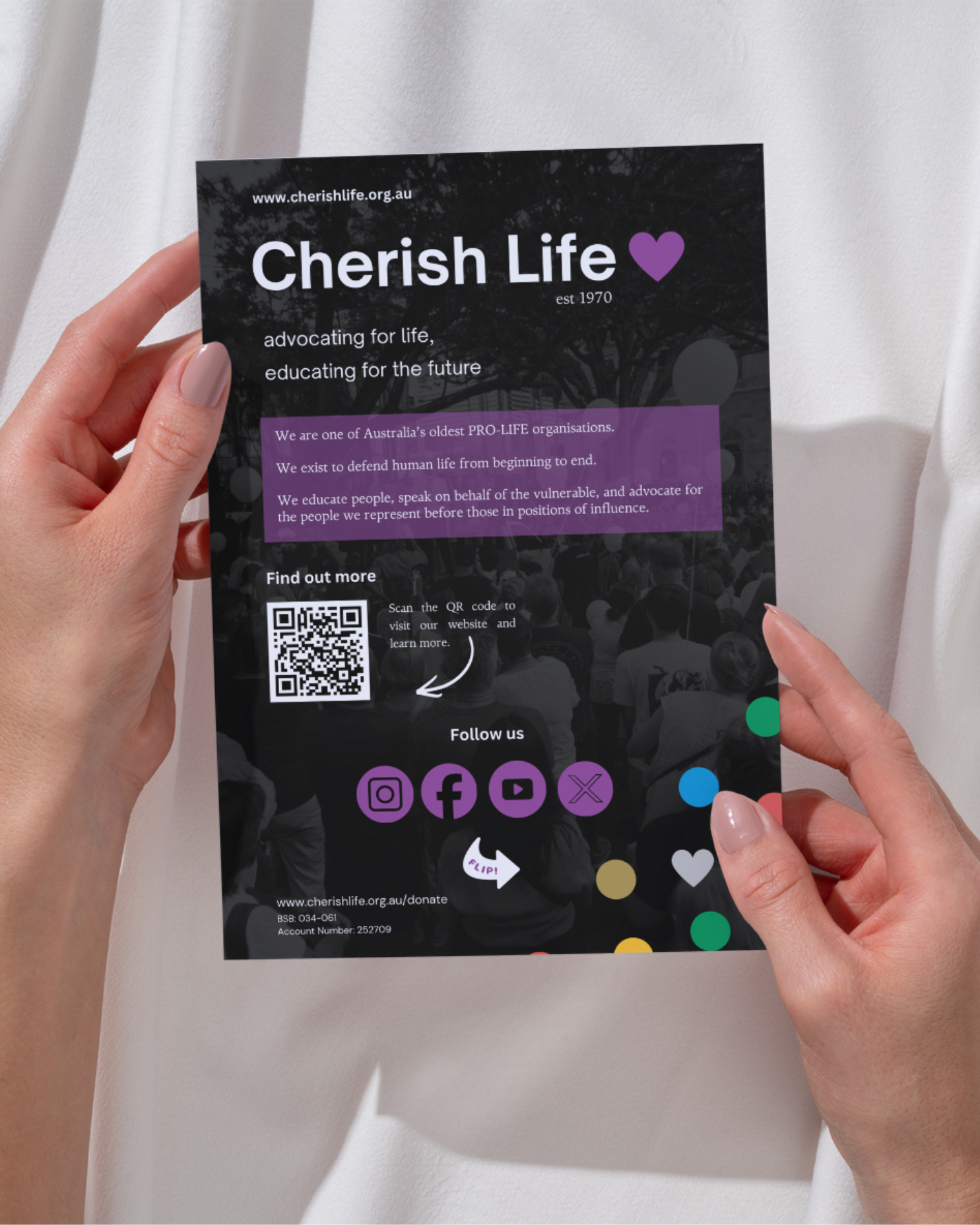 Cherish Life Promotional Flyer (Pack of 10)