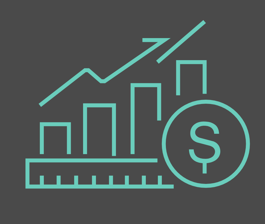 Geometric drawing of an outline square with sections divided by vertical, horizontal, and diagonal lines.