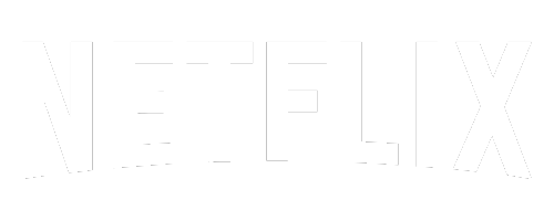 Netflix logo in white letters on a black background.