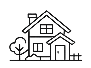 Image of a home with tree for residential property.