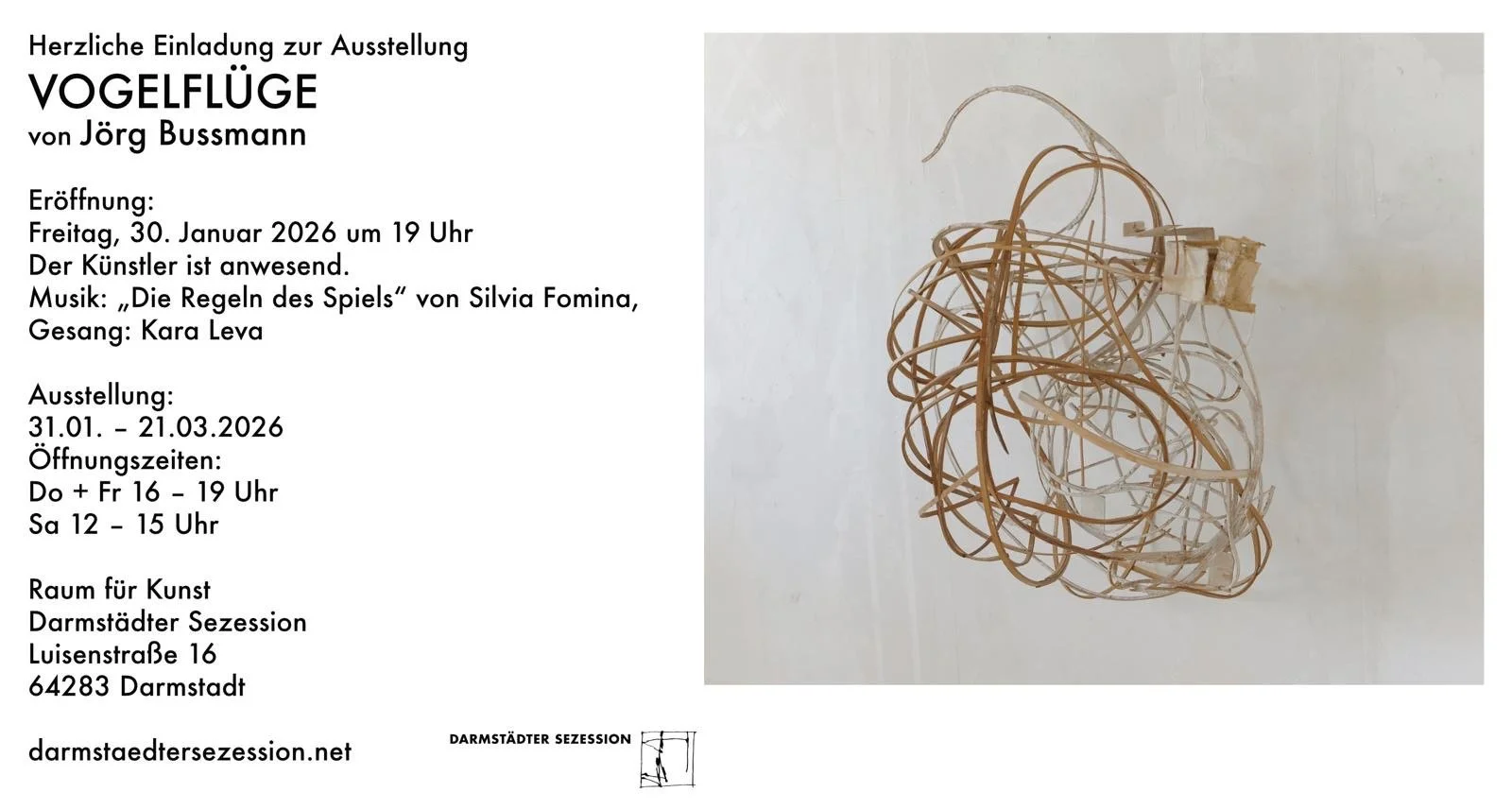 Vernissage Vogelflüge von Jörg Bussmann