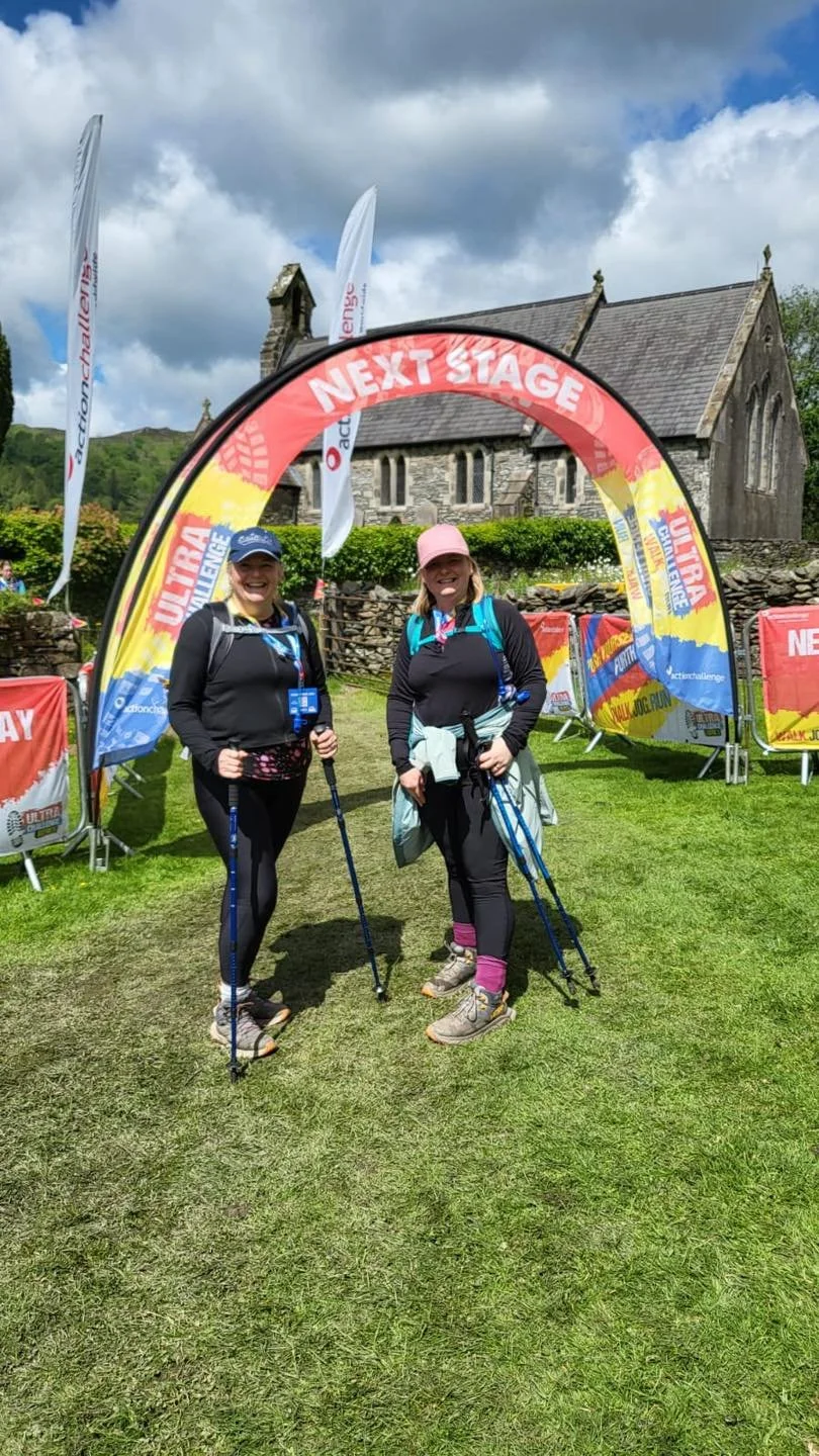 Helen &amp; Emma smashed the Lake District Ultra Marathon (50km Walk) taking them 15 hours!! Wow! Money raised enabled us to buy a Defibrillator for our premises!