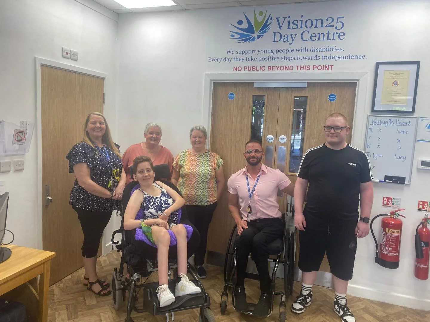 Margaret &amp; Maureen from Nickels &amp; Dimes raised £1041 for us during their charity night which enabled us to buy PAT testing equipment.