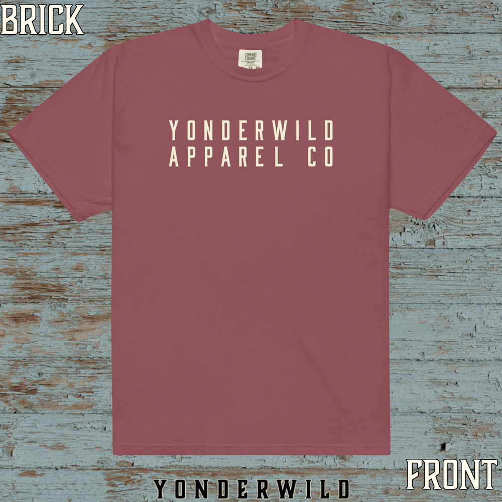 YAC Short Sleeve Tee Bone (Front) (Brick).png