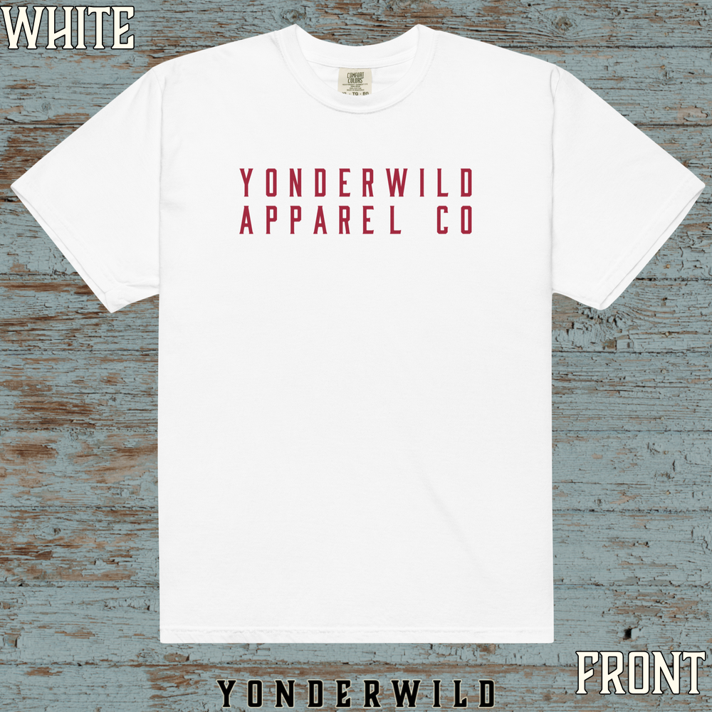 YAC Throwback Short Sleeve Tee Sumac (Front) (White).png