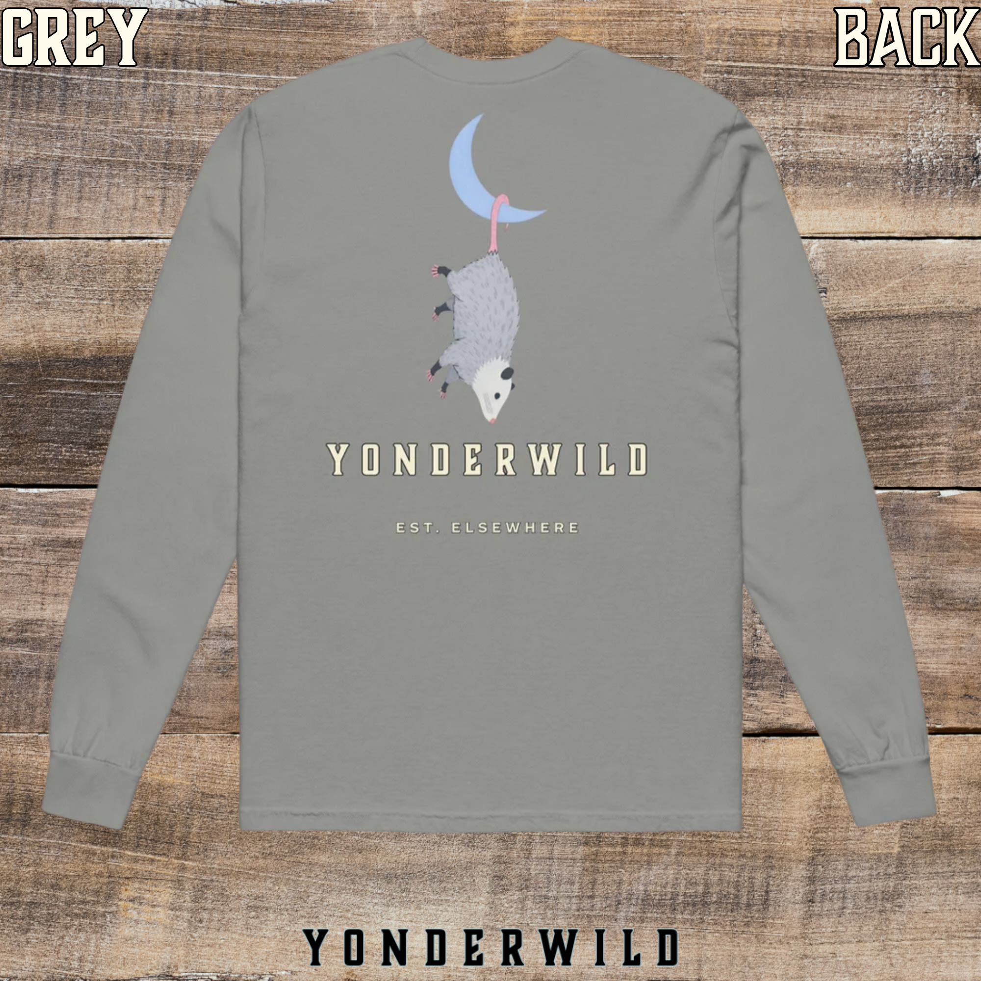 Moon Possum Long Sleeve Tee