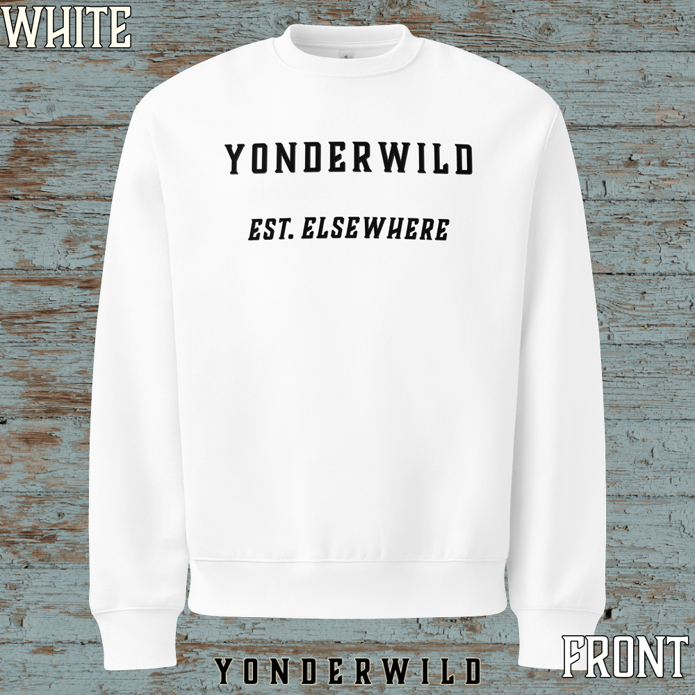 Varsity Logo Oversized Heavyweight Sweatshirt Coal (White) (Front).png