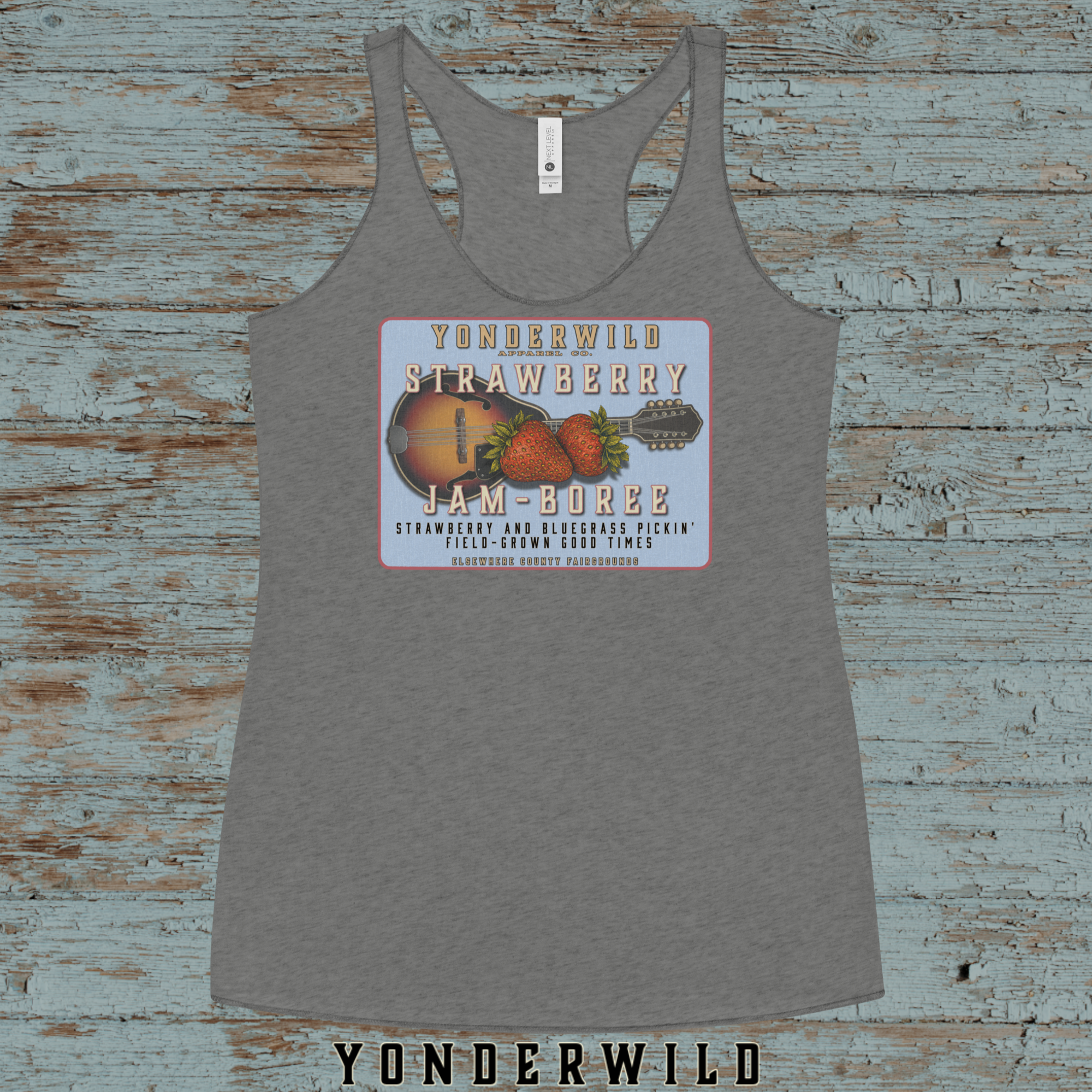 Strawberry Jam-Boree Women's Racerback Tank Top
