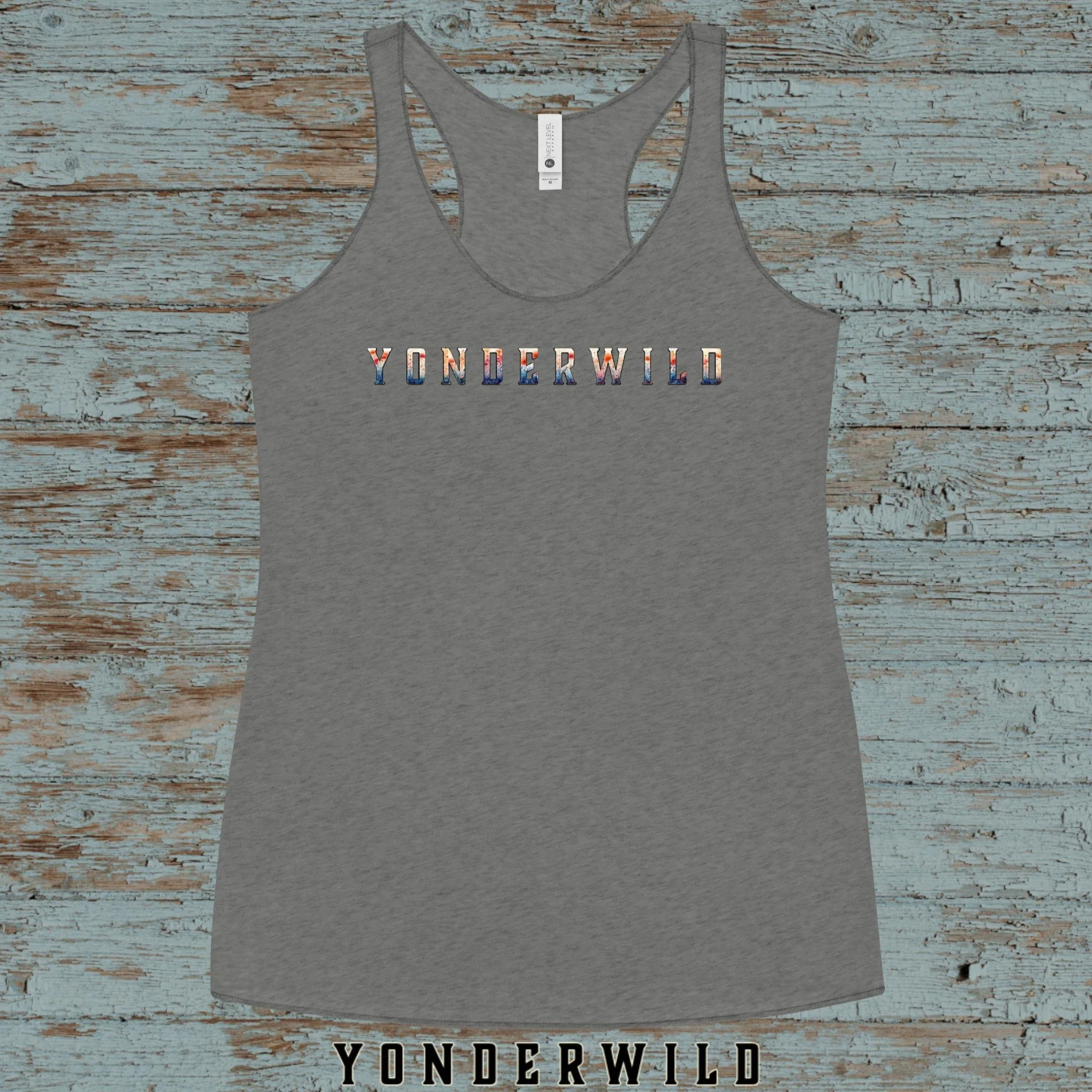 WILD Flowers Logo Women's Racerback Tank Top