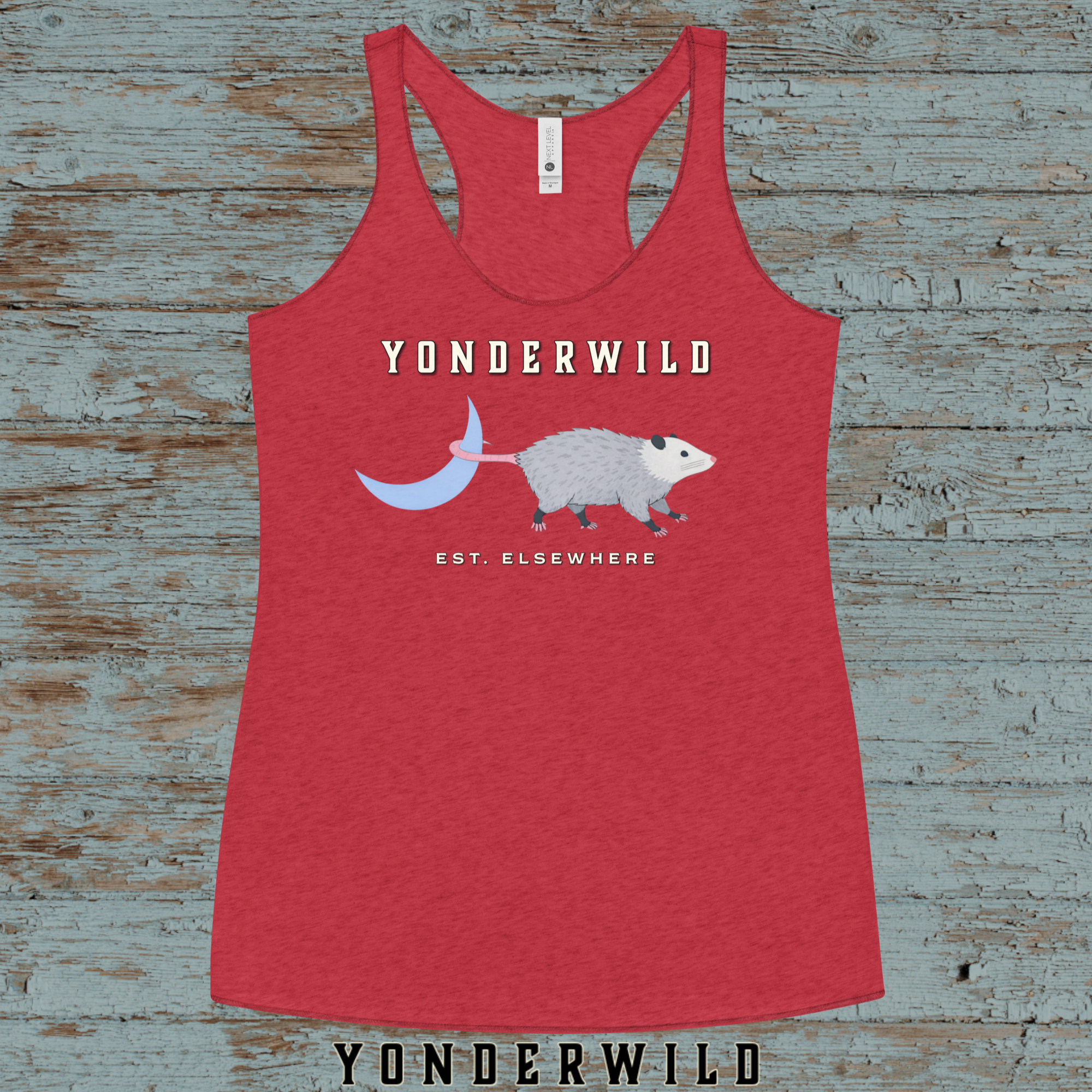 Moon Possum Women's Racerback Tank