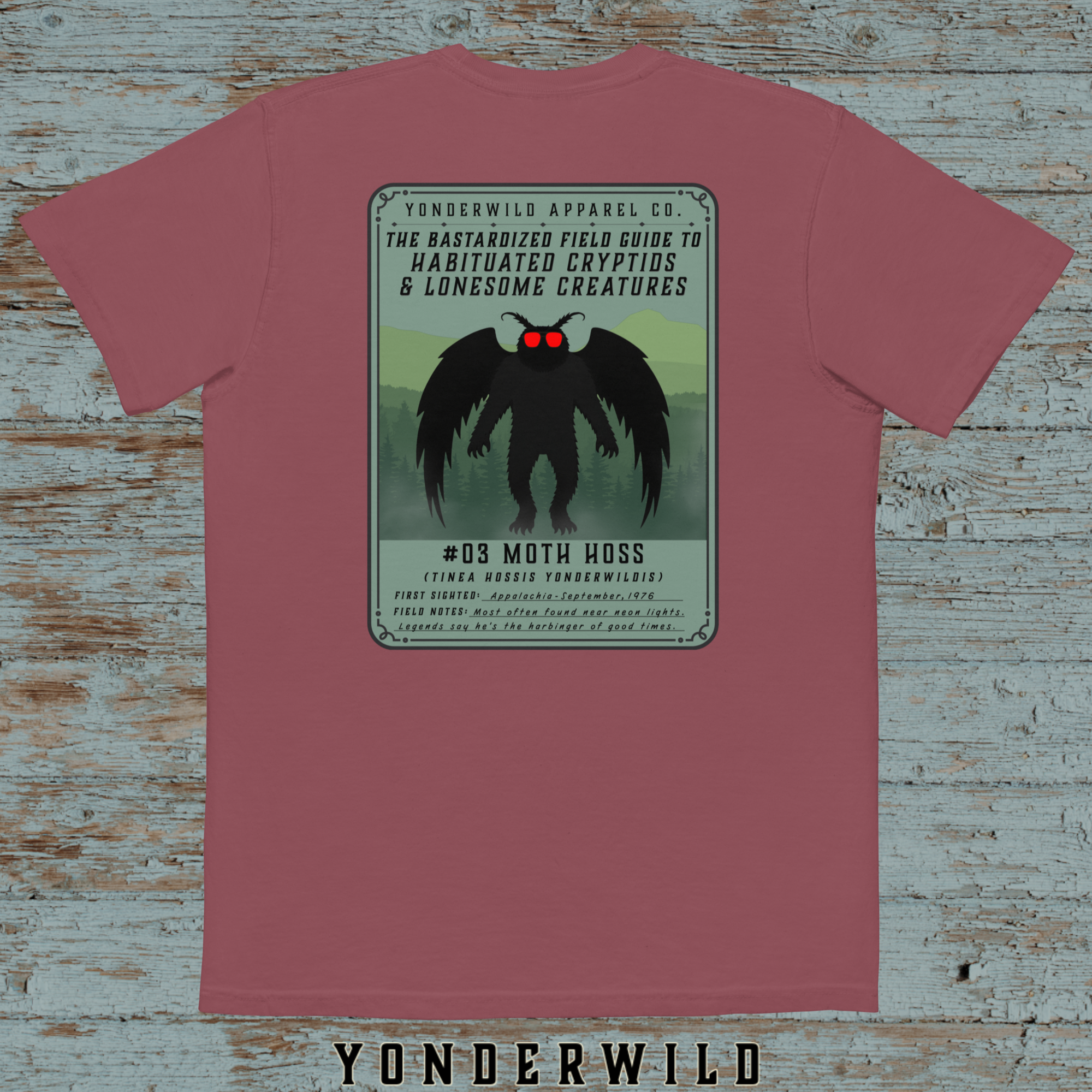 Field Guide Moth Hoss Pocket Tee