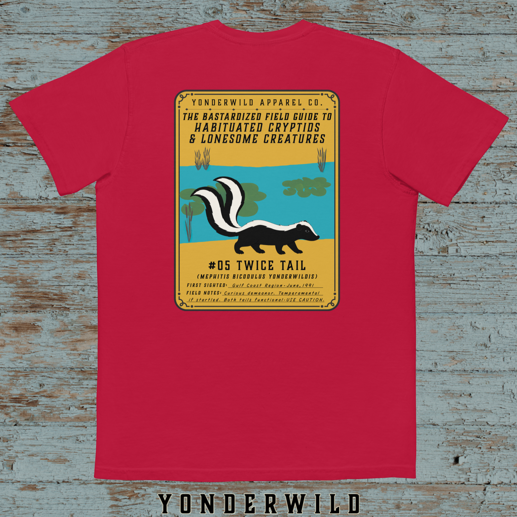 Field Guide Twice Tail Pocket Tee