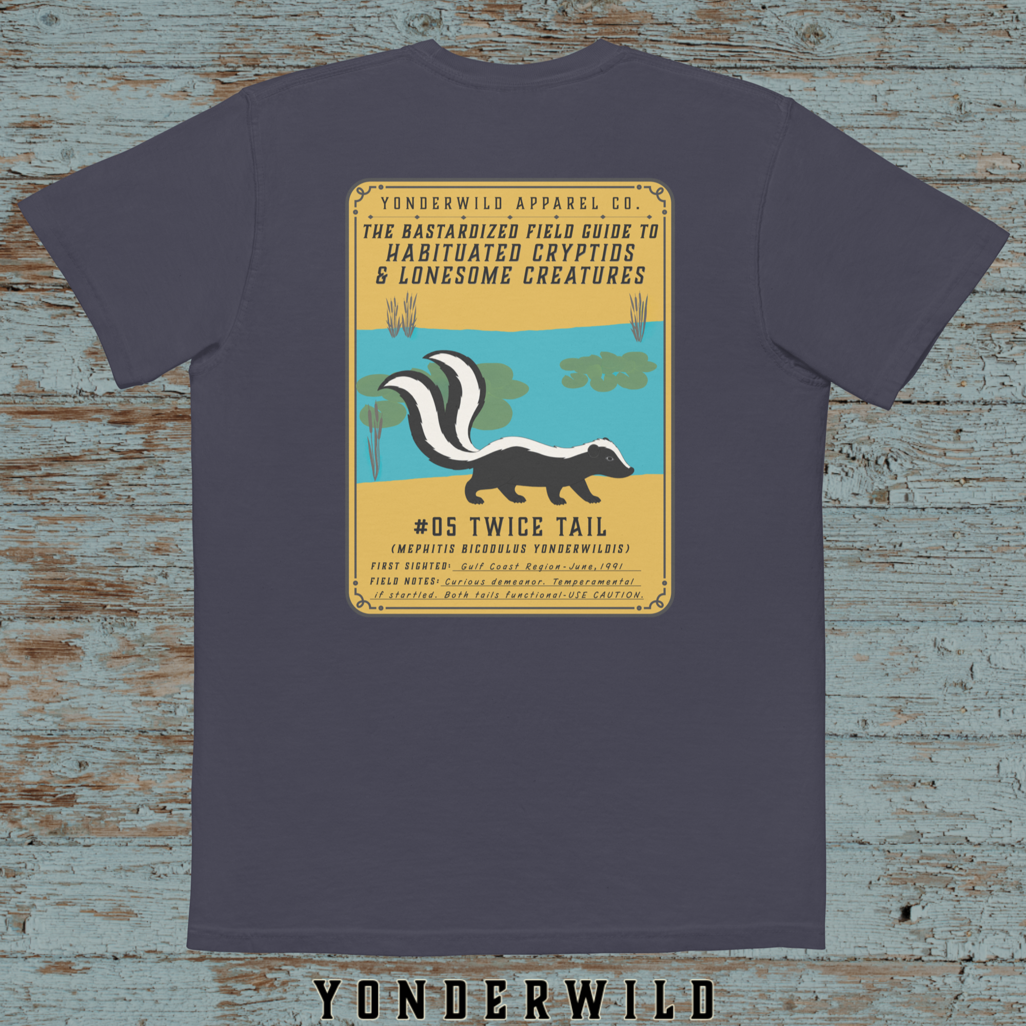 Field Guide Twice Tail Pocket Tee