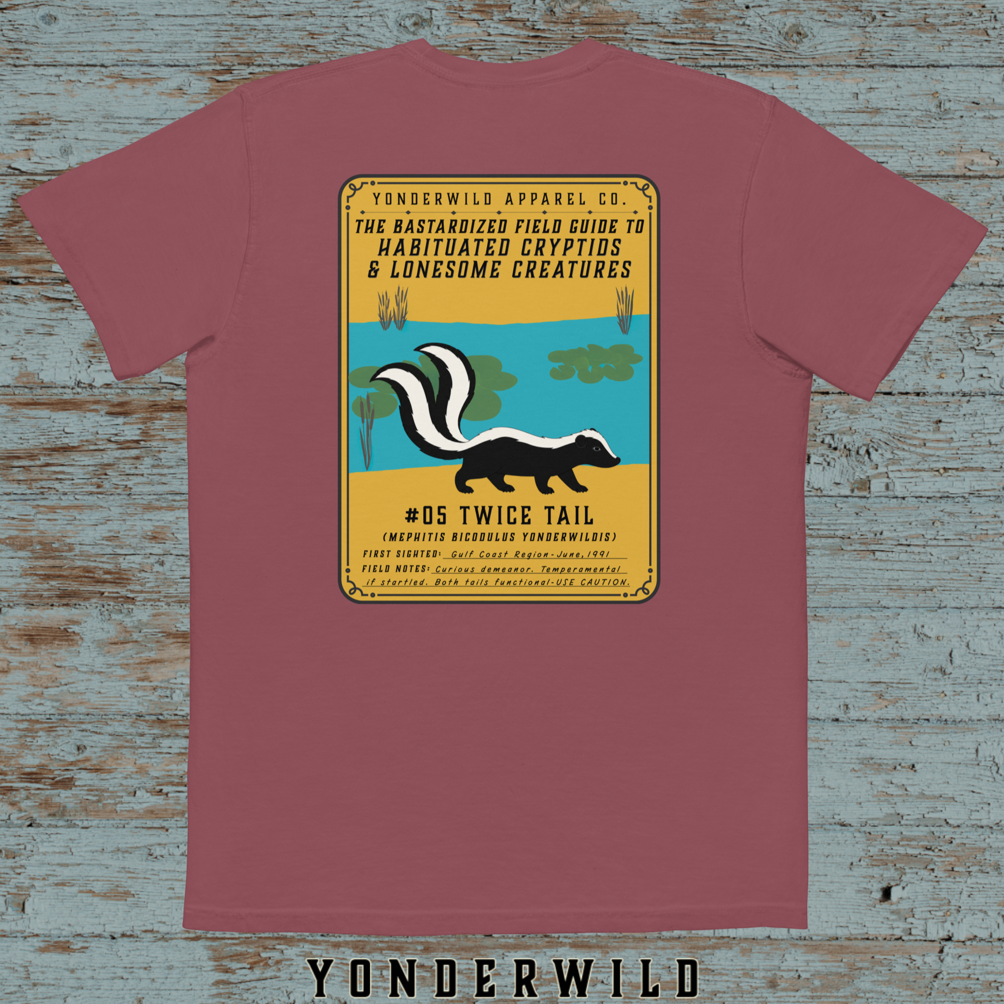 Field Guide Twice Tail Pocket Tee