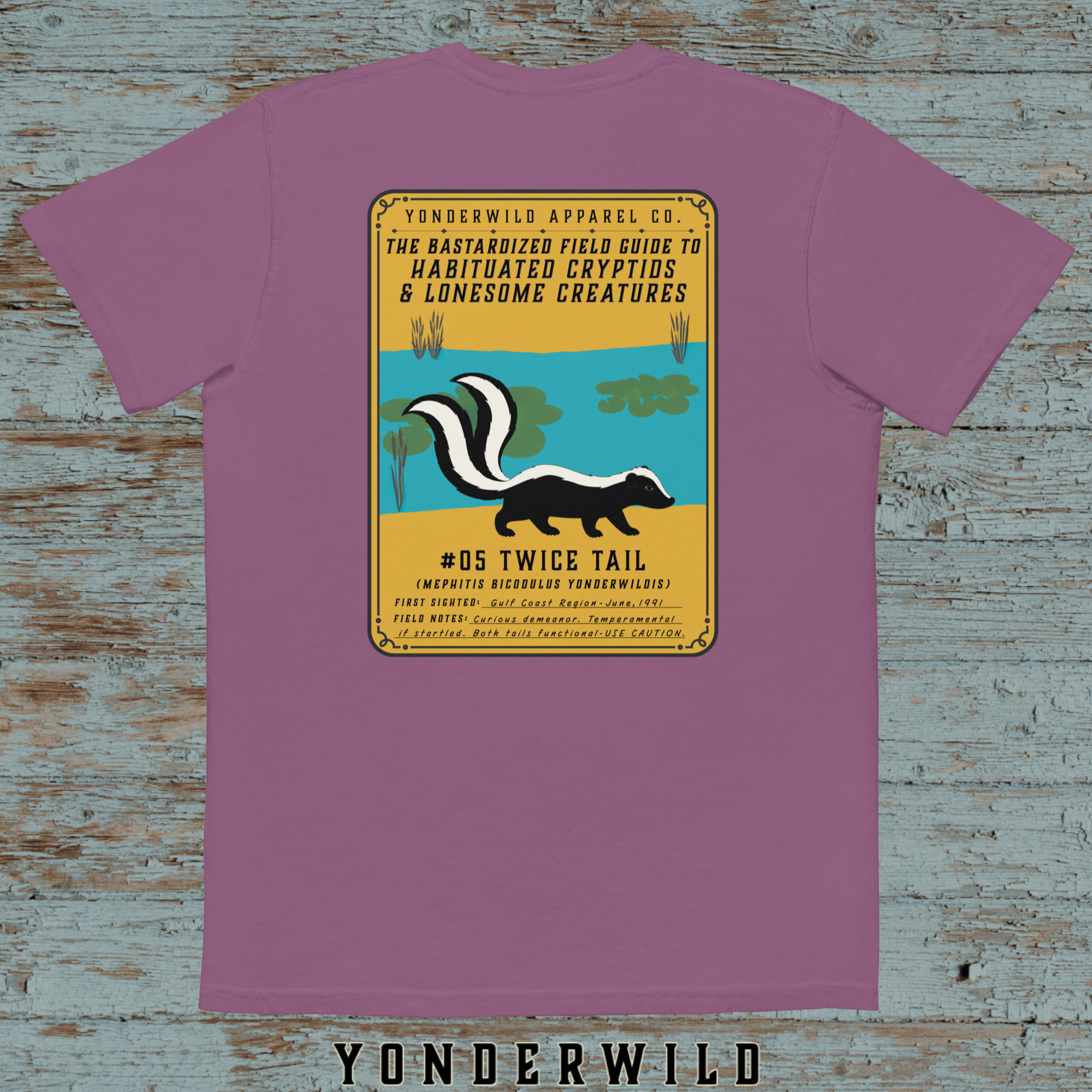 Field Guide Twice Tail Pocket Tee