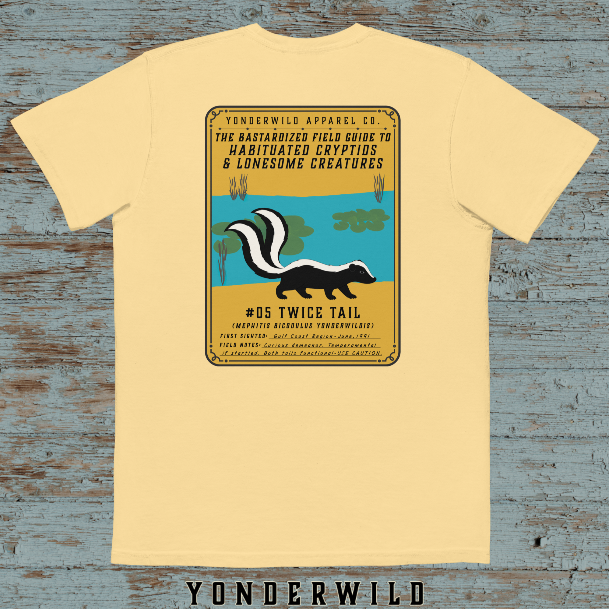 Field Guide Twice Tail Pocket Tee