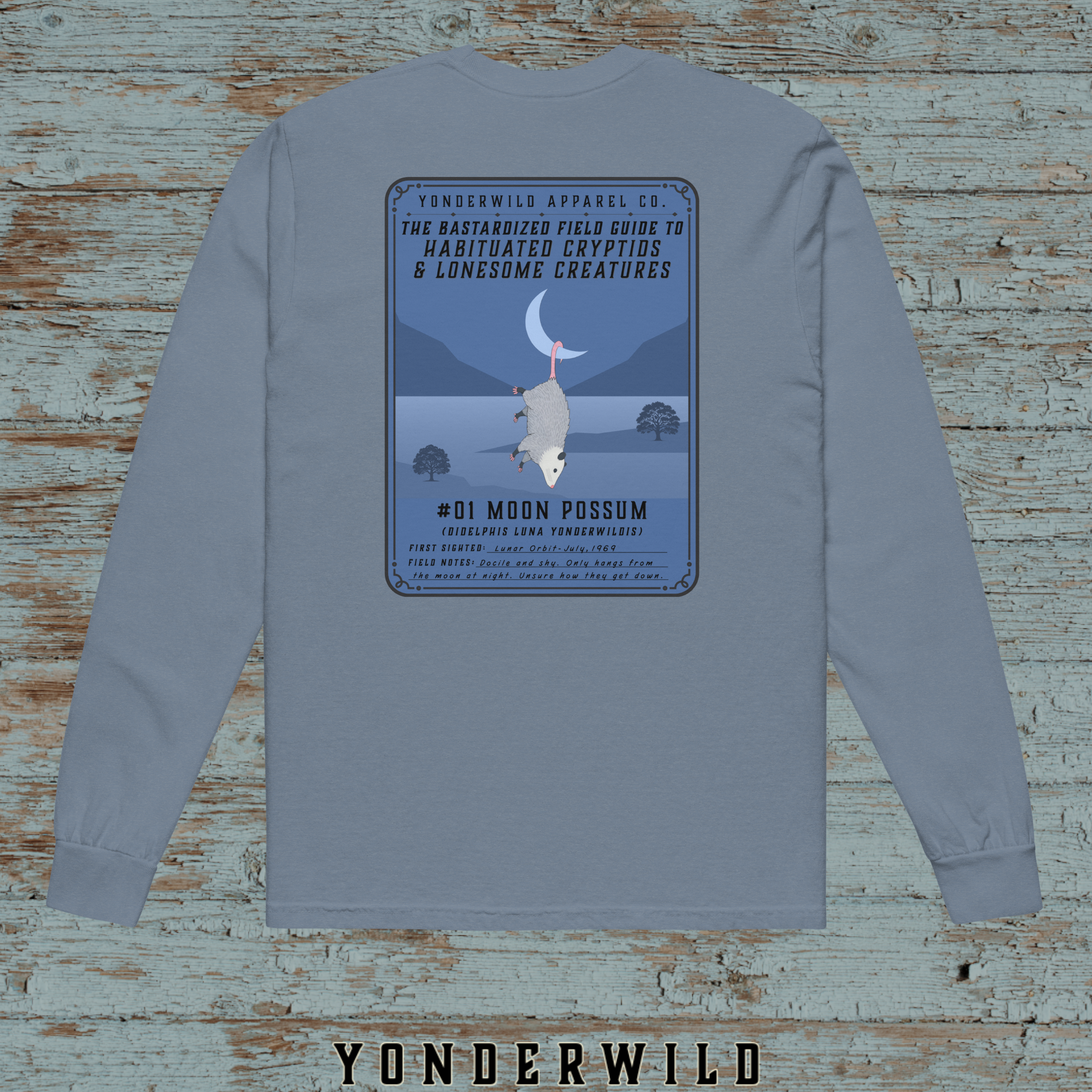 Field Guide Moon Possum Long Sleeve Tee