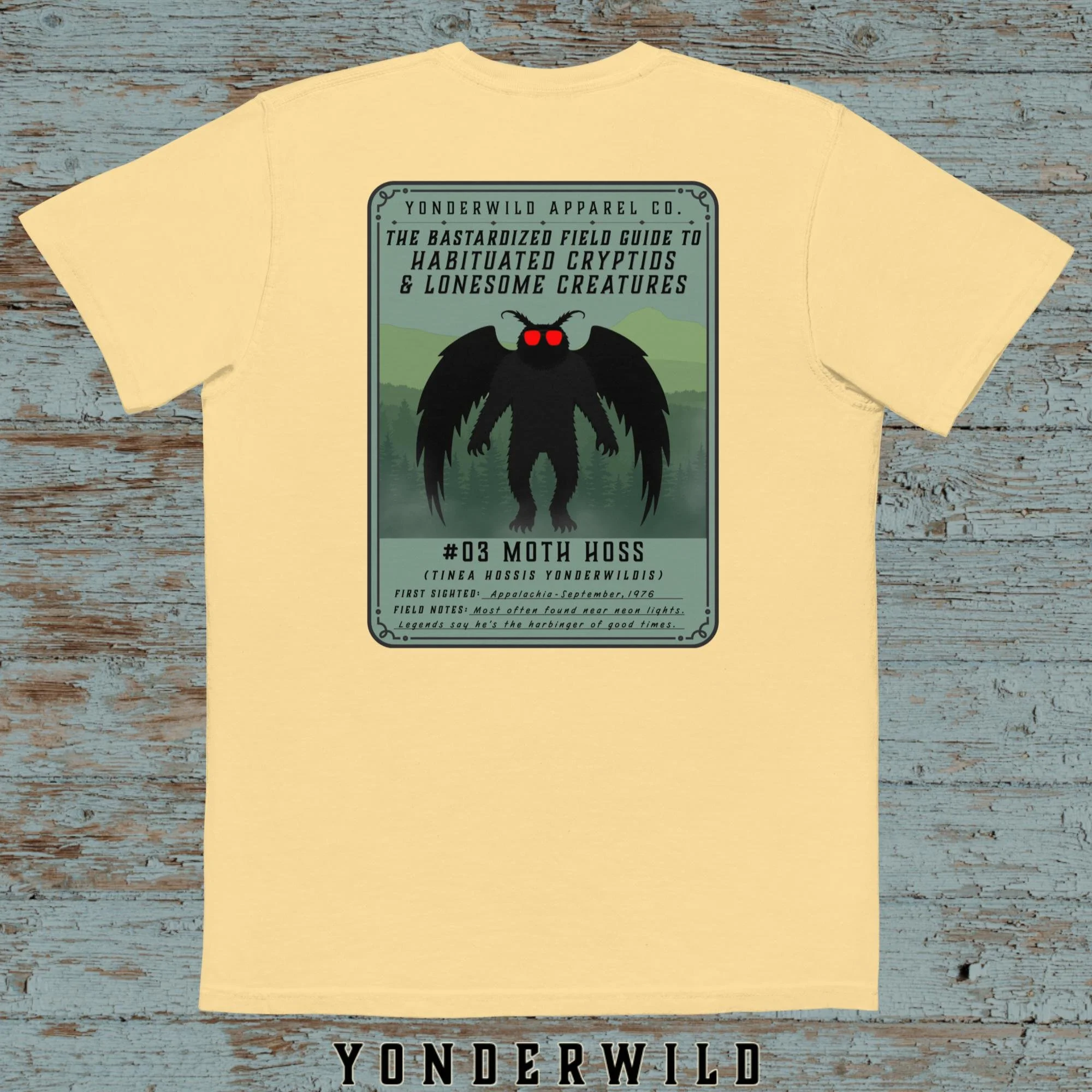 Field Guide Moth Hoss Pocket Tee