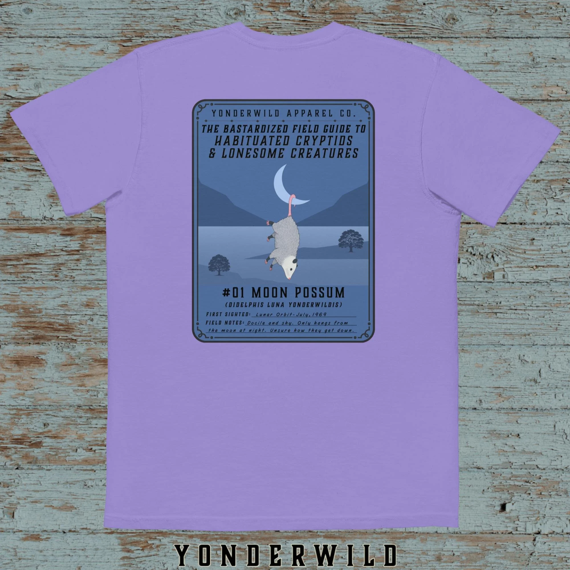 Field Guide Moon Possum Pocket Tee