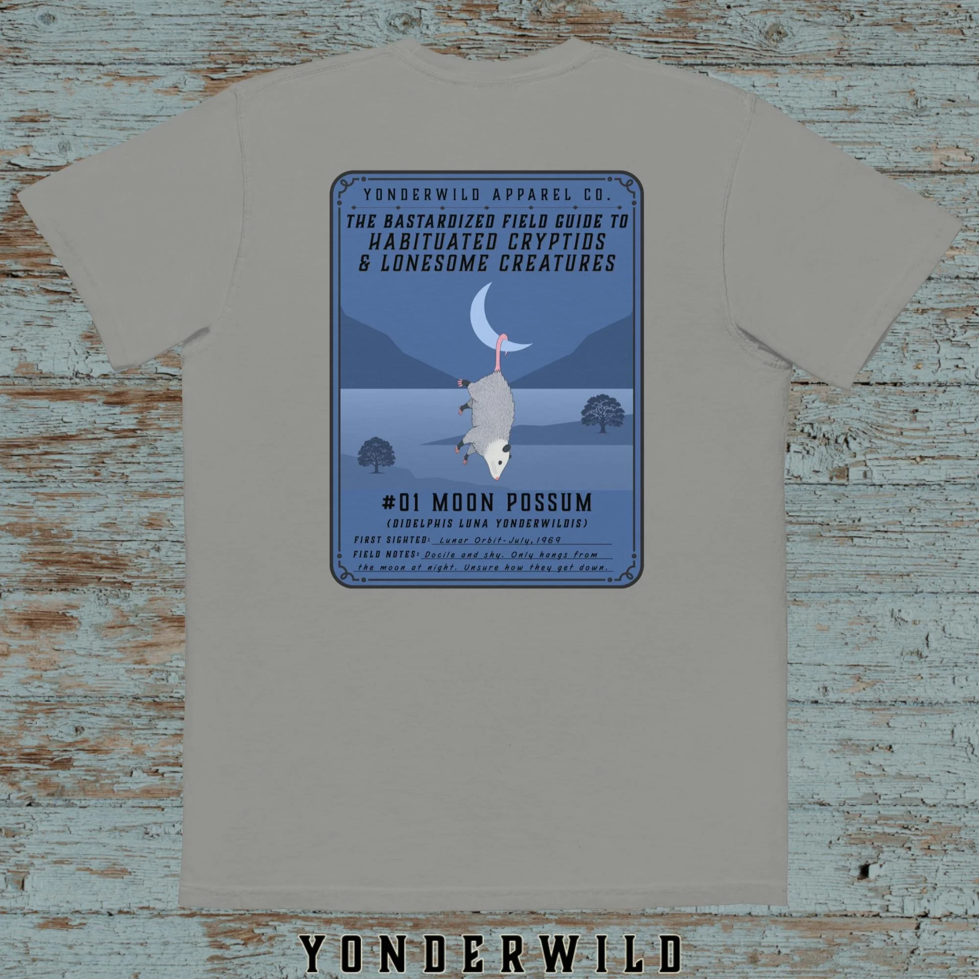 Field Guide Moon Possum Pocket Tee