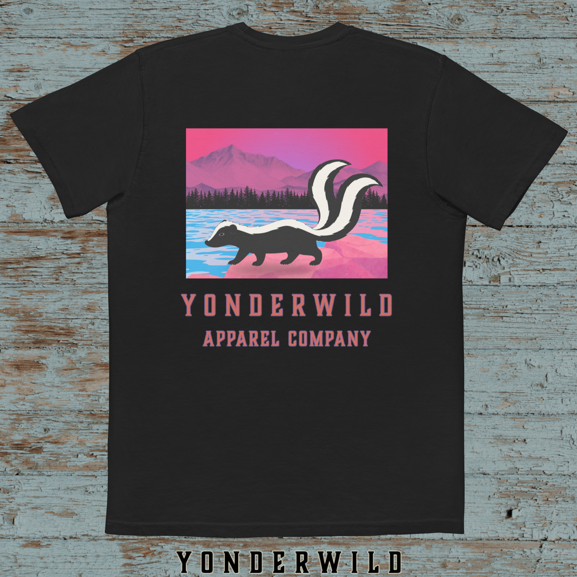 Twilight Twice Tail Pocket Tee-Sumac