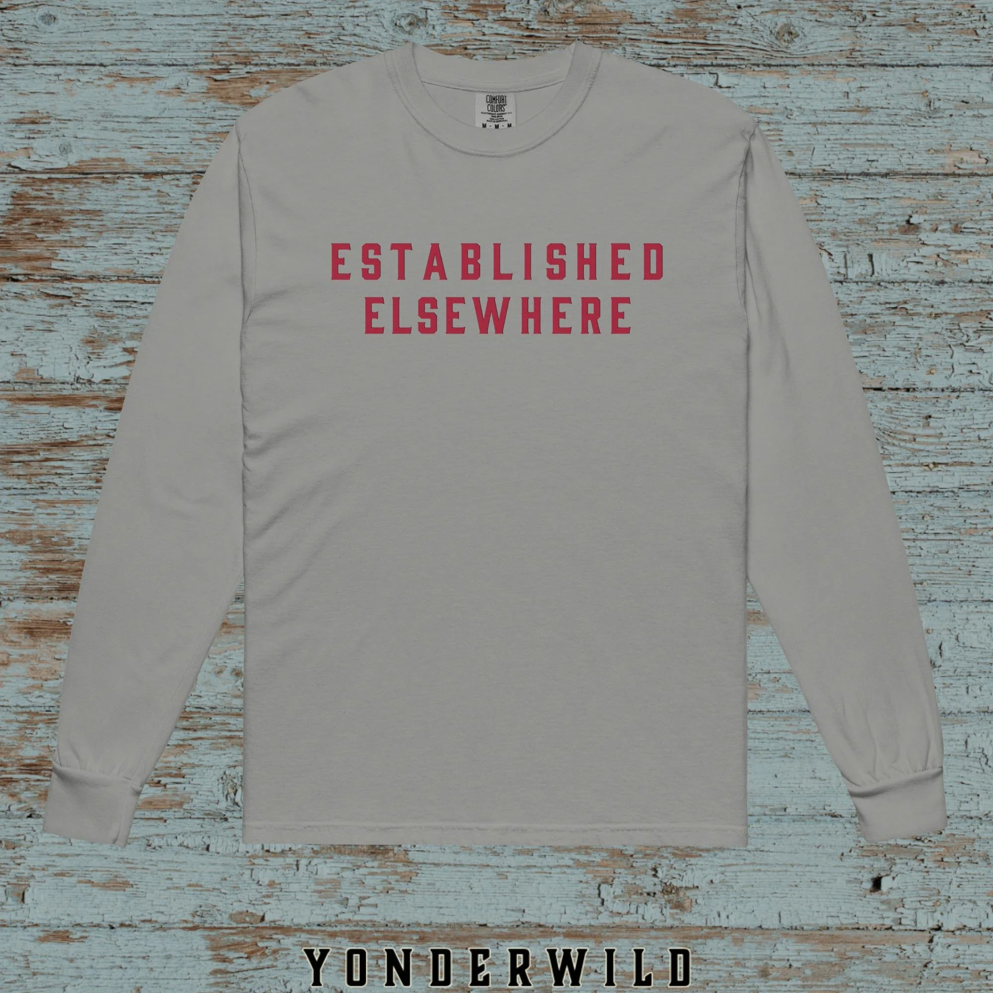 Established Long Sleeve Tee-Sumac