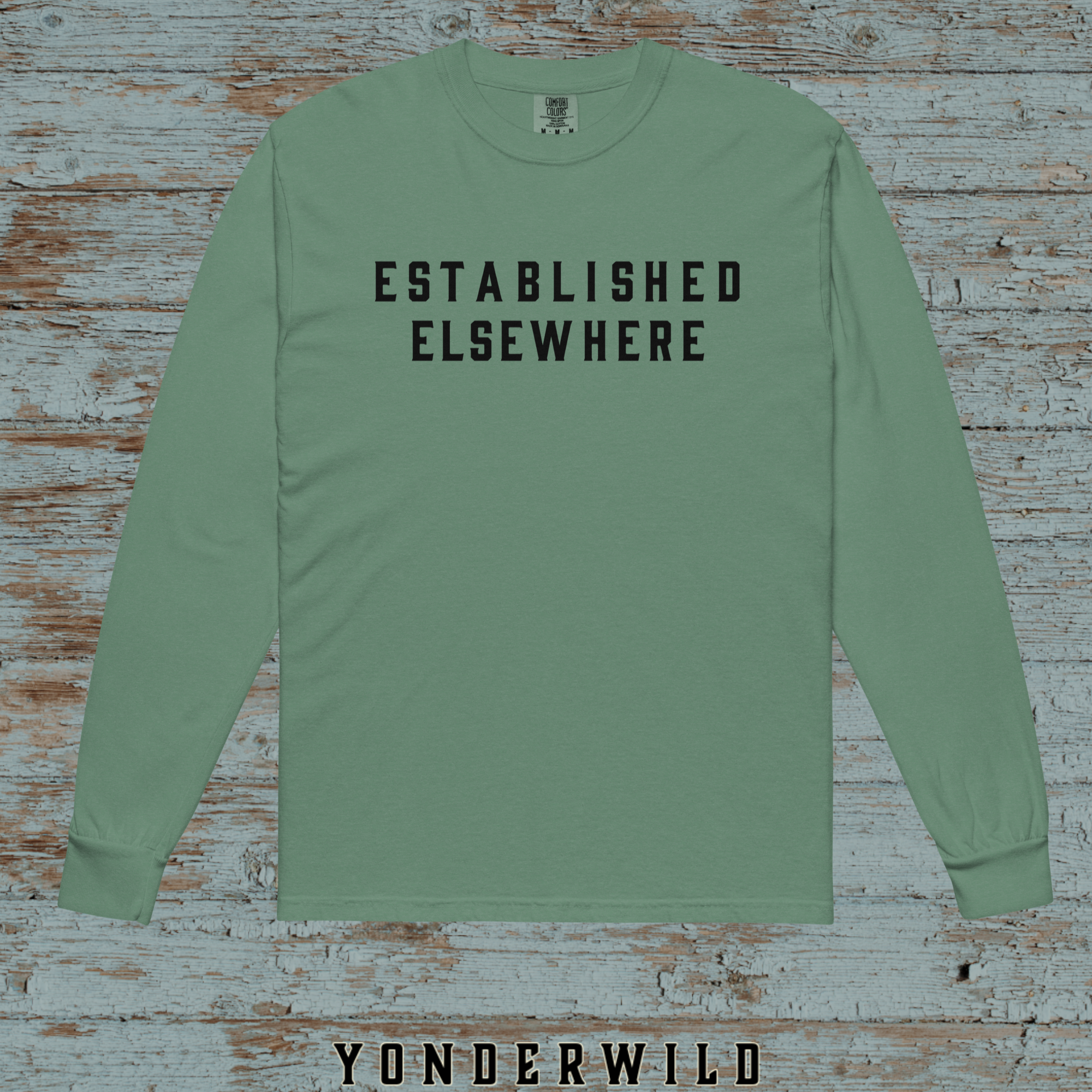 Established Long Sleeve Tee-Coal