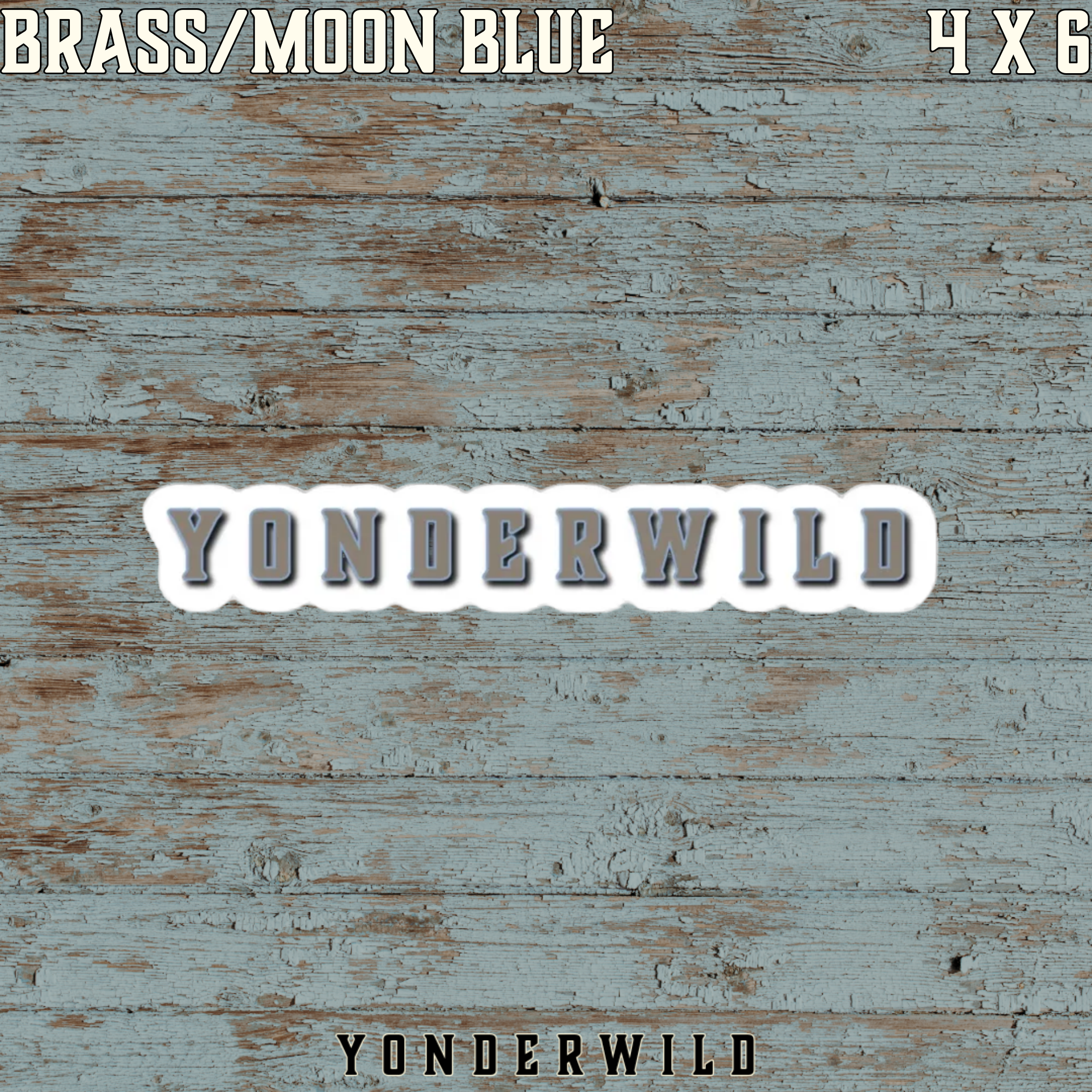 YONDERWILD Vinyl Decal