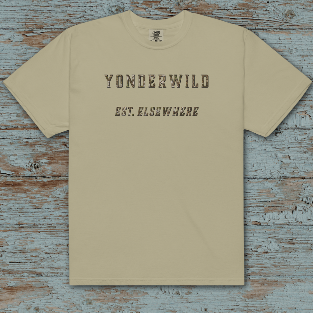 Varsity Logo Short Sleeve Tee-Cottonseed Camo
