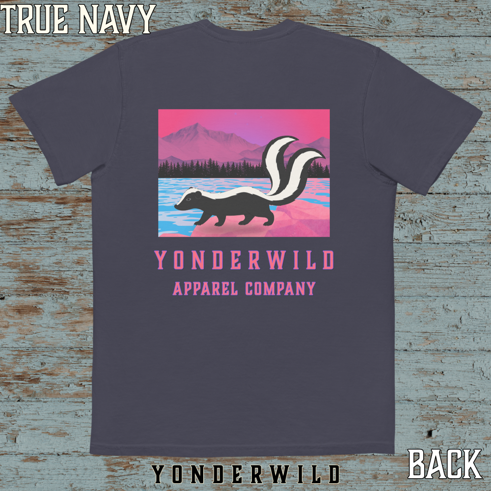 Twilight Twice Tail Pocket Tee-Sunset