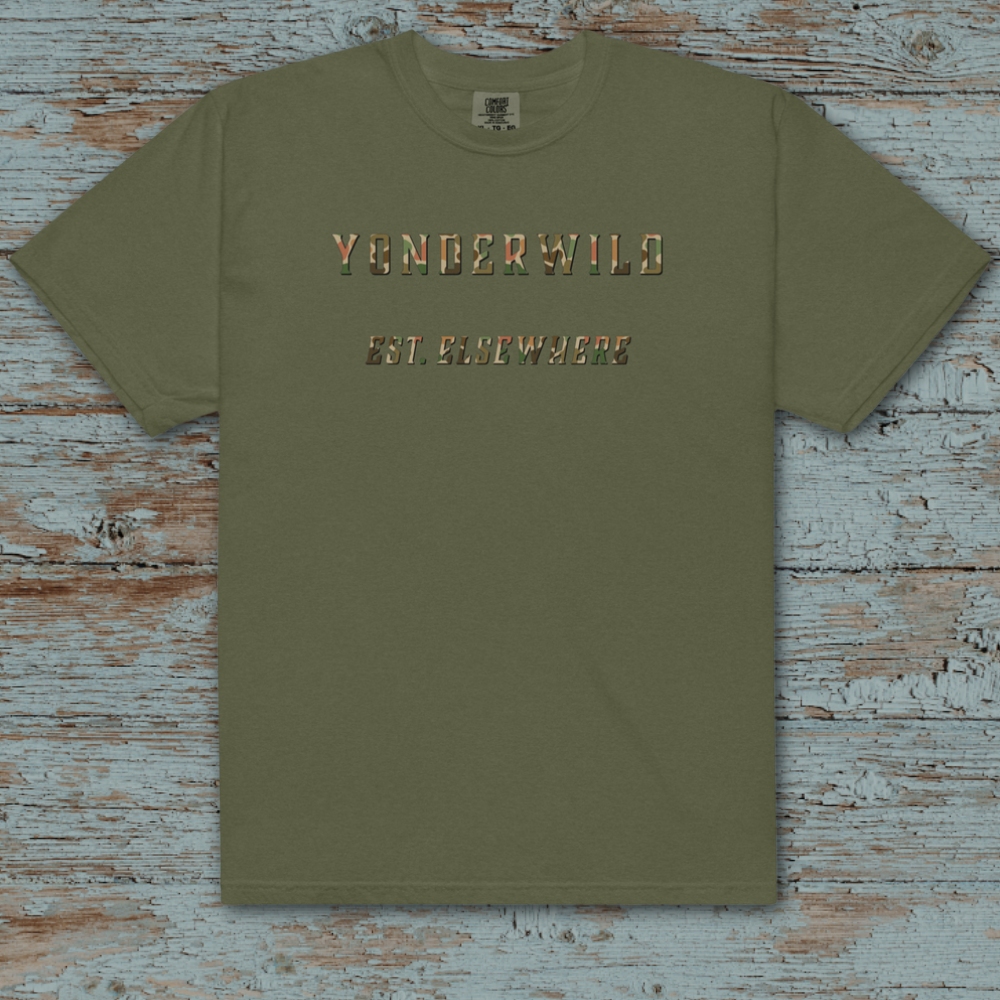 Varsity Logo Short Sleeve Tee-Mamp's Duck Camo