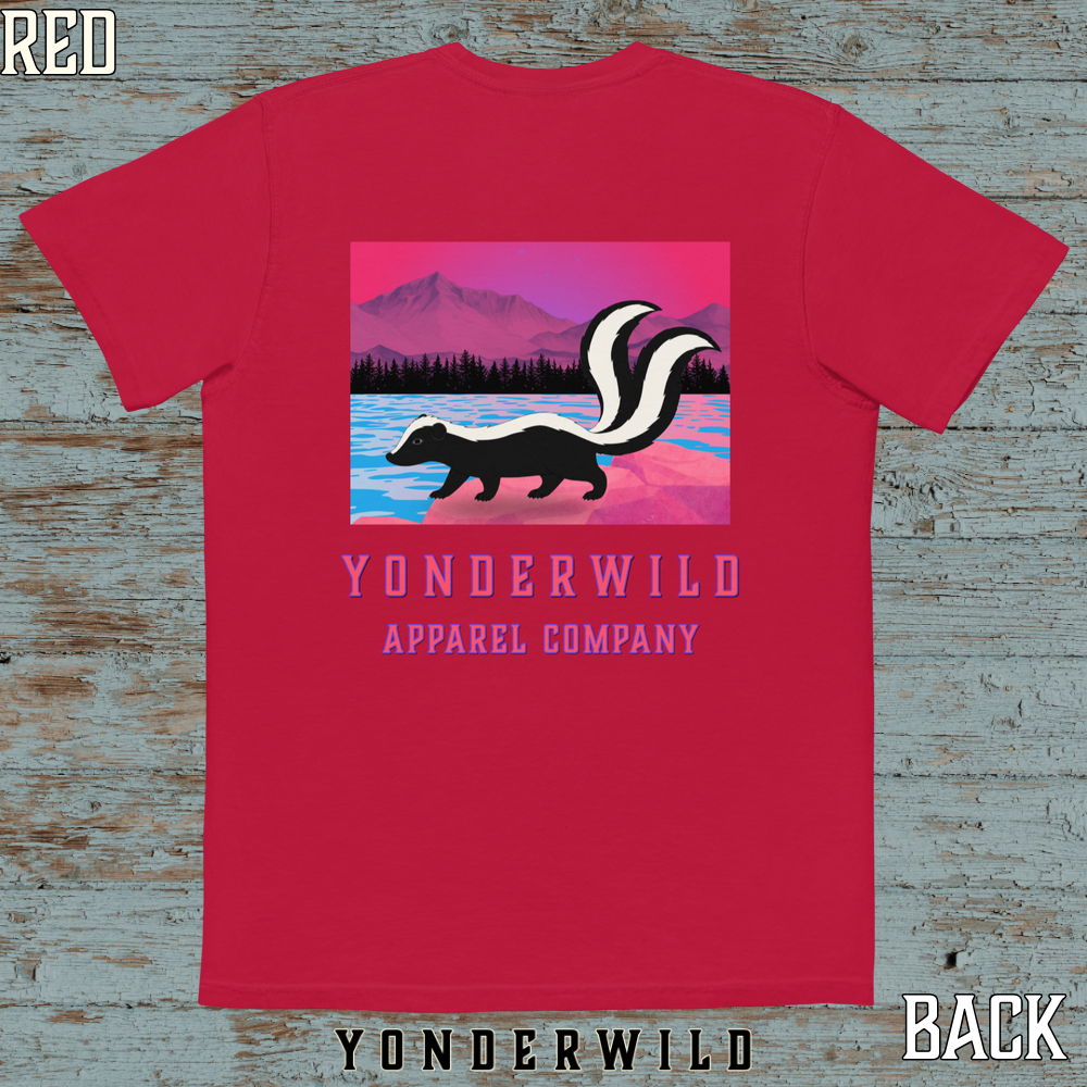 Twilight Twice Tail Pocket Tee-Sunset