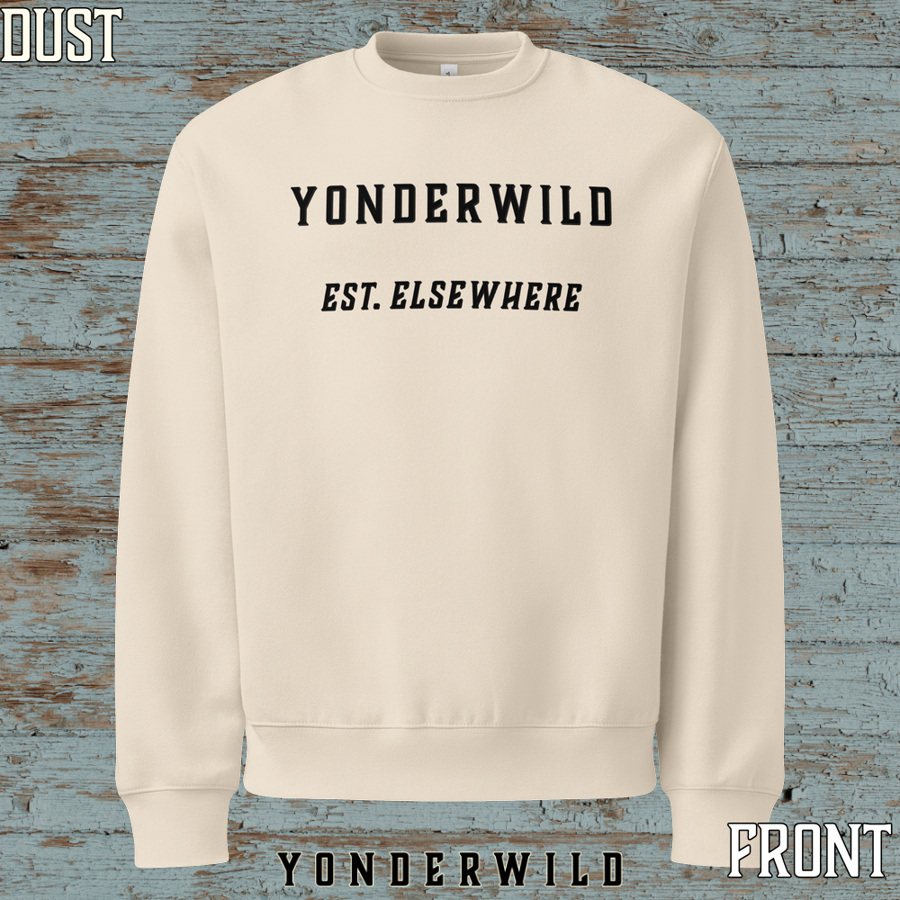 Varsity Logo Oversized Heavyweight Sweatshirt Coal (Dust) (Front).png