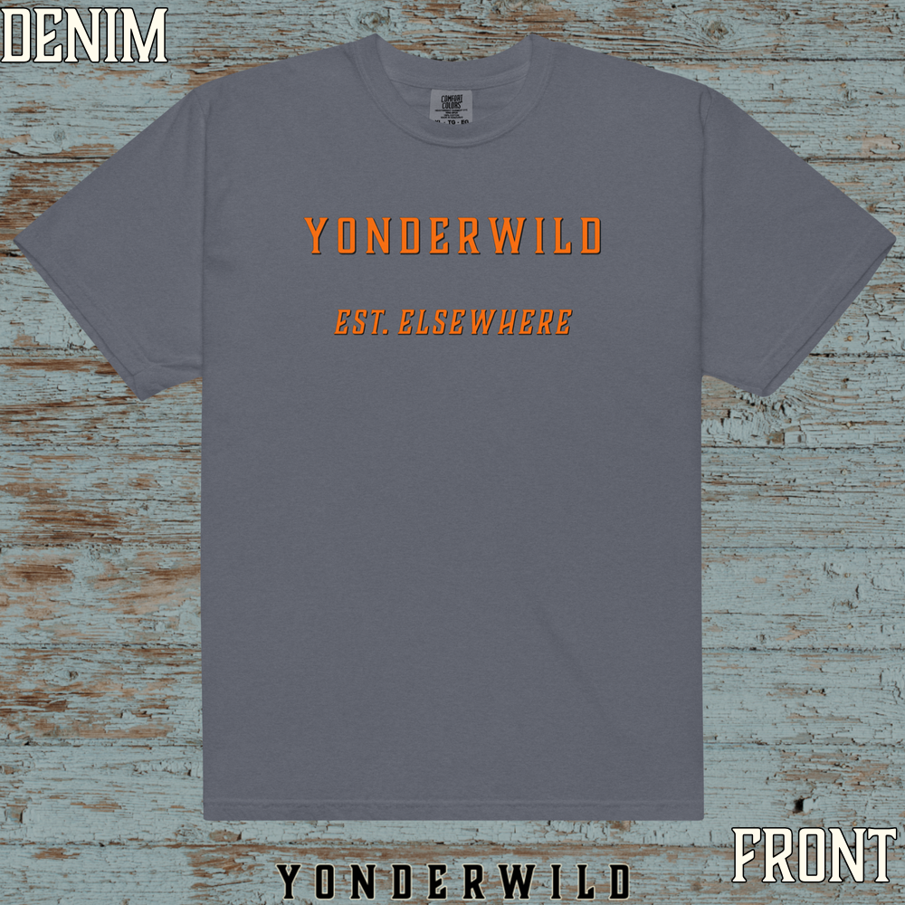 Classic Logo Short Sleeve Blaze (Front) (Denim).png