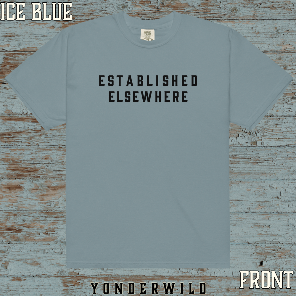 Established Short Sleeve Coal (Front) (Ice Blue).png