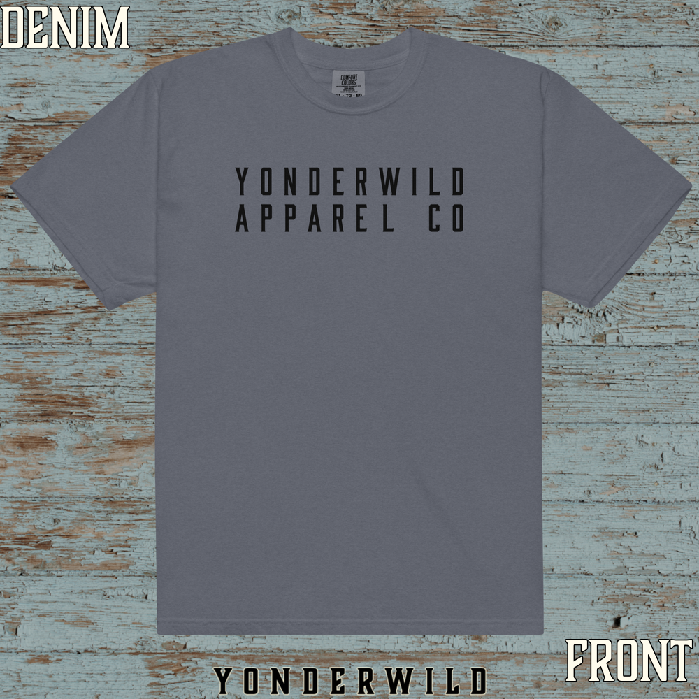 YAC Throwback Short Sleeve Coal (Front) (Denim).png