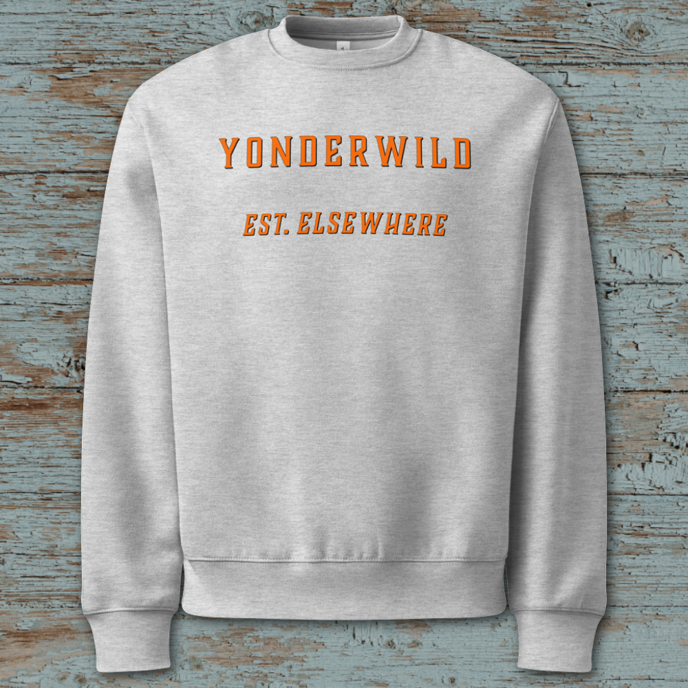 Varsity Logo Oversized Heavyweight Sweatshirt-Blaze