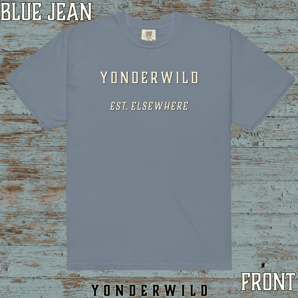Classic Logo Short Sleeve Bone (Front) (Blue Jean).png